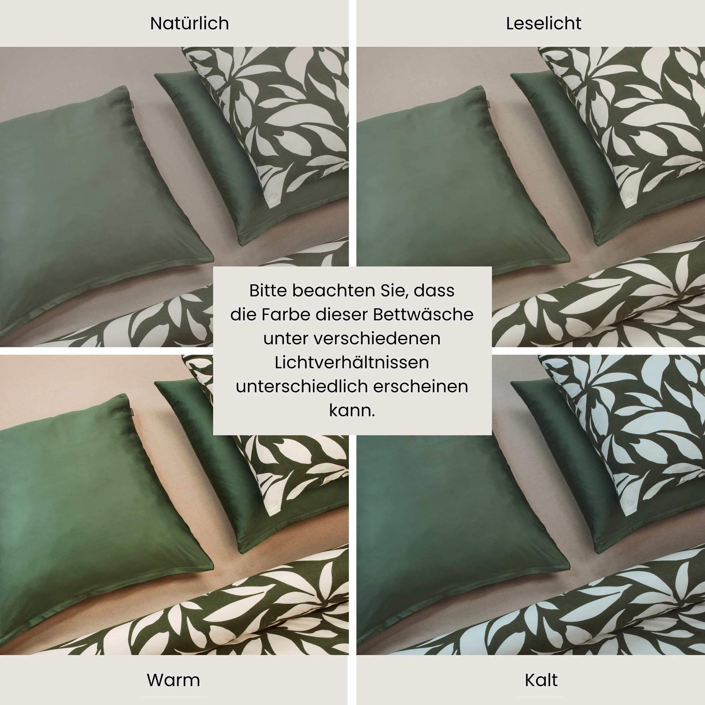 Schiesser Bettwäsche »Leaf aus weichem Baumwollflanell mit floralem Muster«, Made in Green