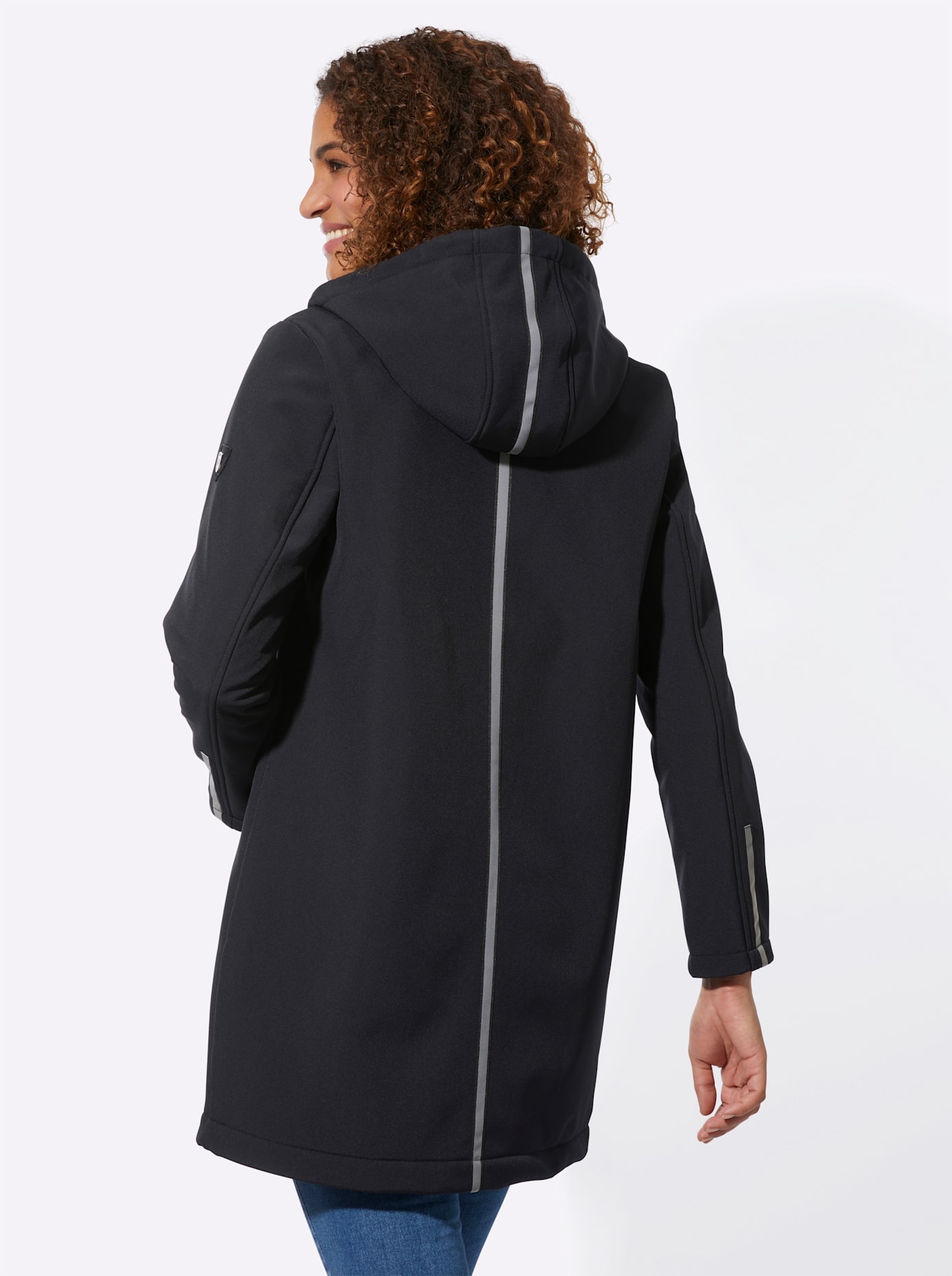 Casual Looks Softshelljacke, mit Kapuze