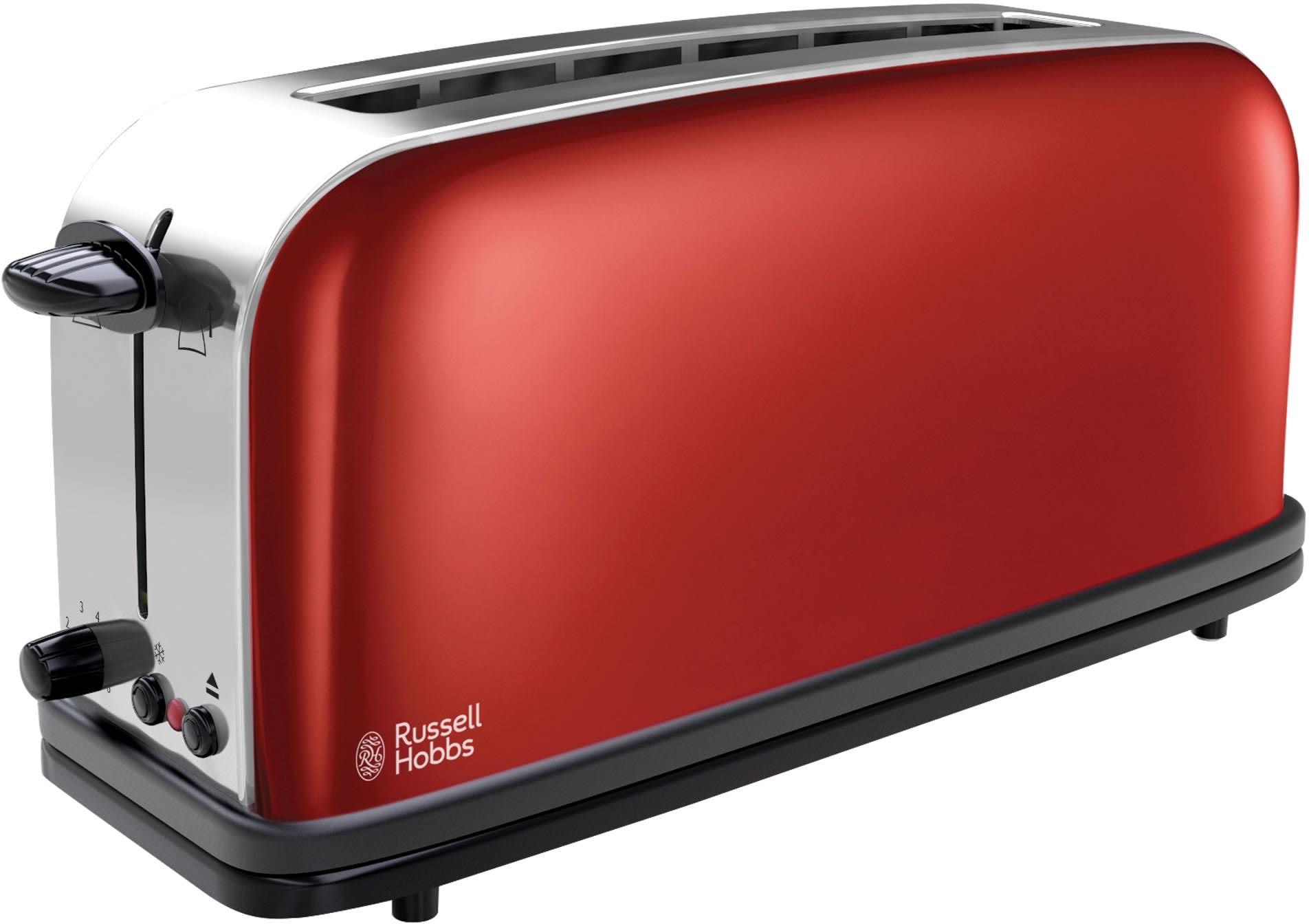 RUSSELL HOBBS Toaster »Colours Plus+ Flame Red 21391-56«, 1 langer Schlitz, 1000 W