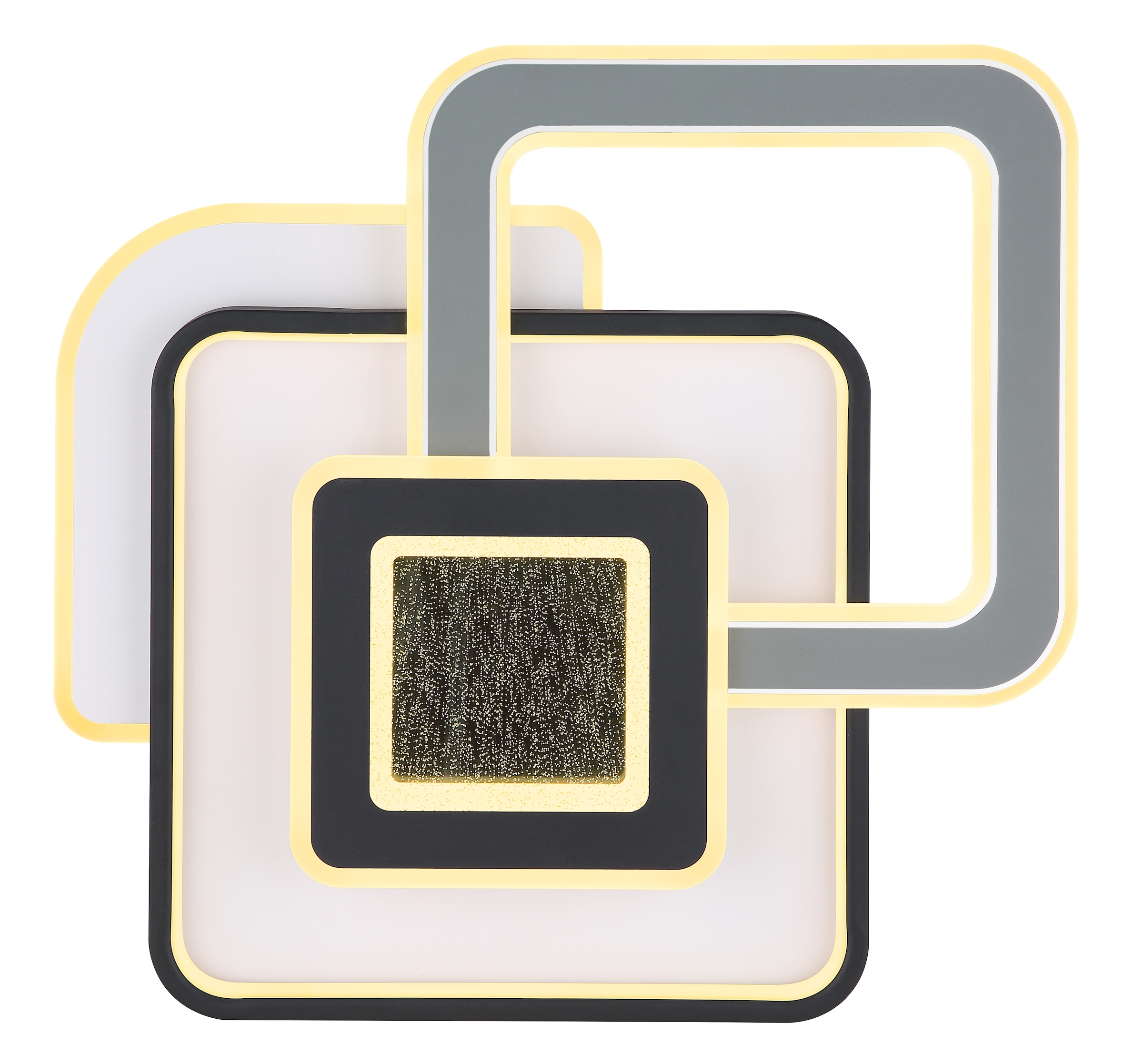 GLOBO LIGHTING Deckenleuchte »BRIENNA« LED-Modul 1 Stk. Warmweiß Deckenlampe Wohnzimmer-Leuchte Schlafzimmer-Leuchte Flur Küche