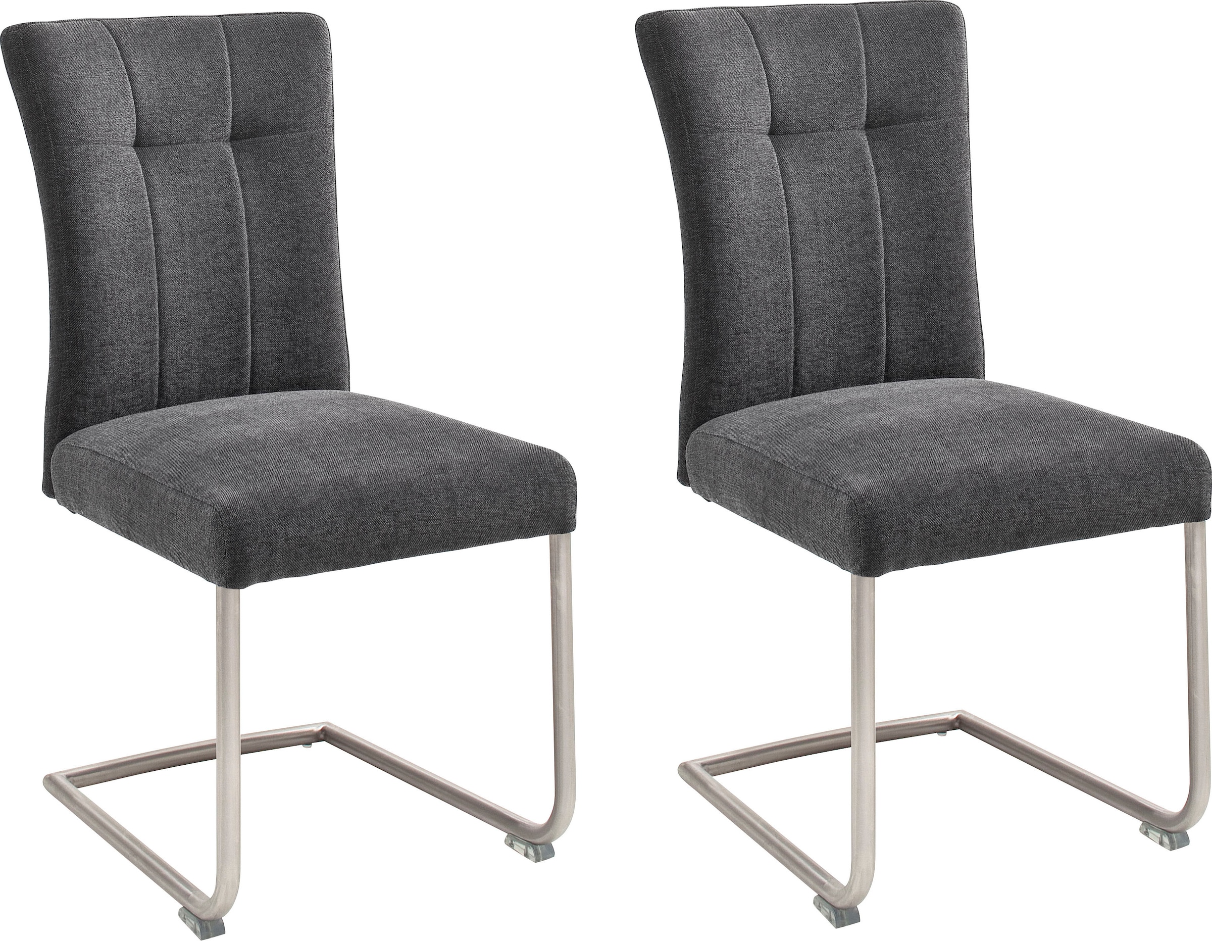 MCA furniture Freischwinger »Calanda«, (Set), 2 St., Aqua Clean, Esszimmerstuhl Aqua Clean Bezug, Nosag Federung, belastbar bis 120 kg