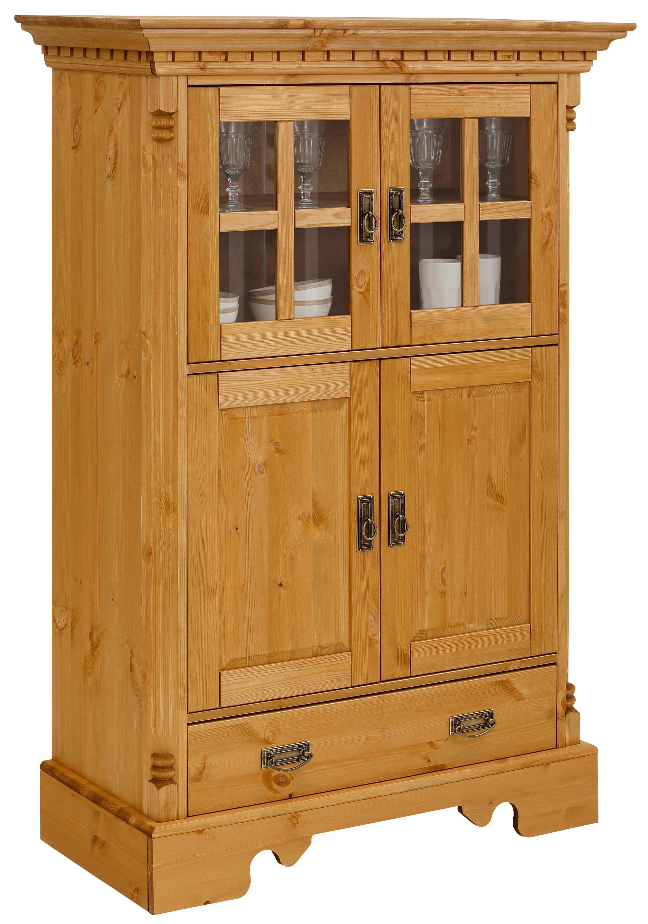 Home affaire Highboard »Milan«, Vitrine, Breite 102 cm