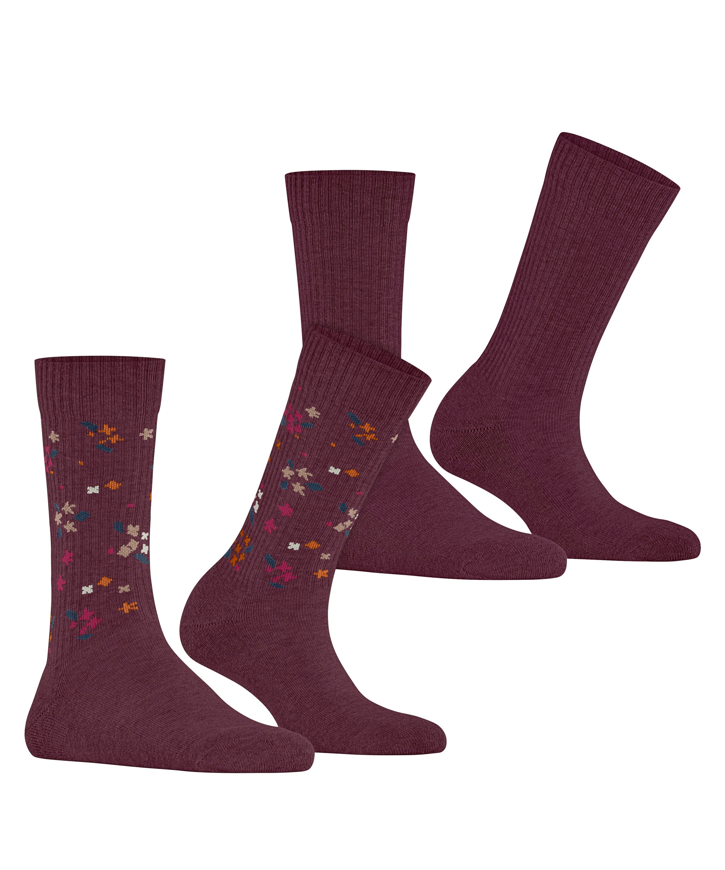 Esprit Socken »Flower Rib 2-Pack« 2 Stk. tlg.