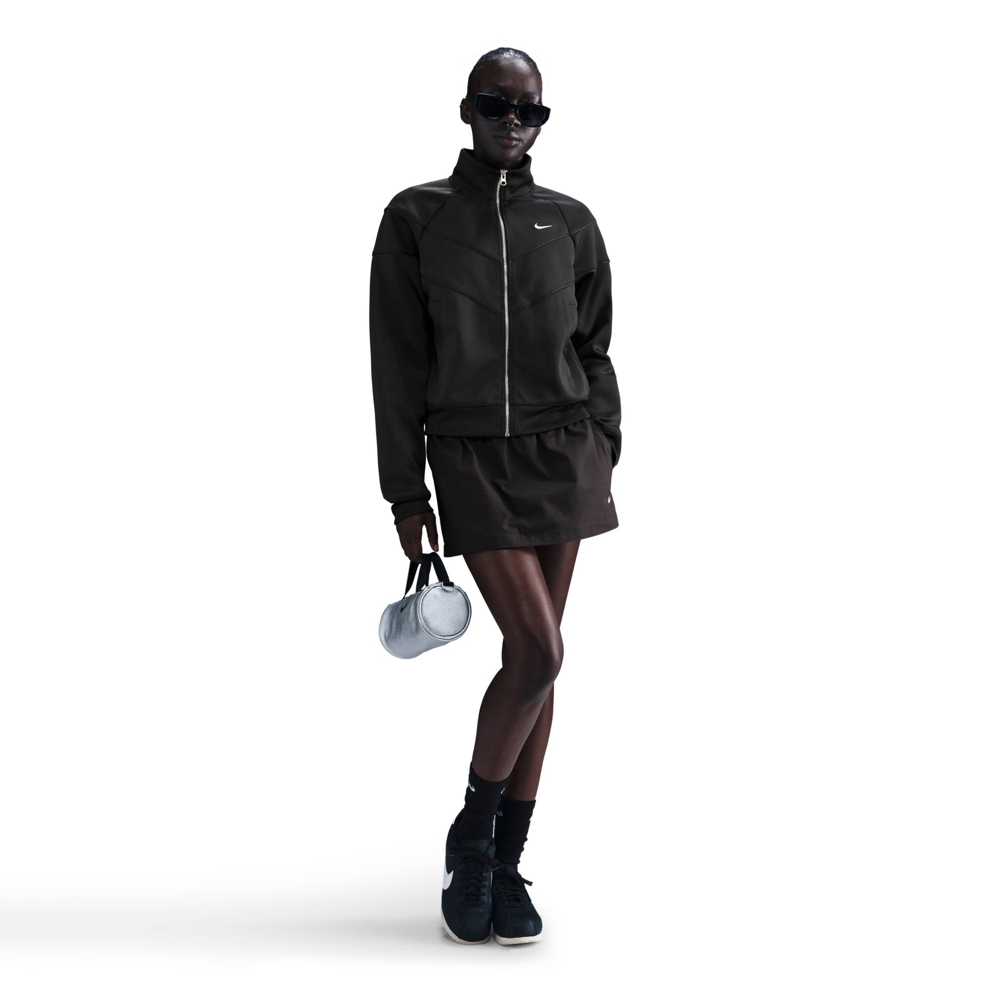 Nike Sportswear Trainingsjacke »Nike Sportswear Windrunner Women's Knit Jacket« 1 Stk. tlg. mit Reißverschluss, aus Polyester und Elasthan