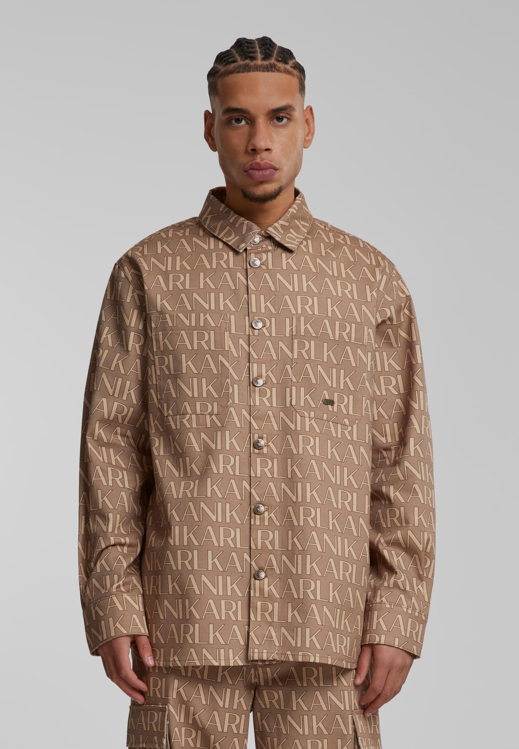 Karl Kani Langarmhemd »Karl Kani Karl Kani Aop Overshirt«, (1 tlg.)