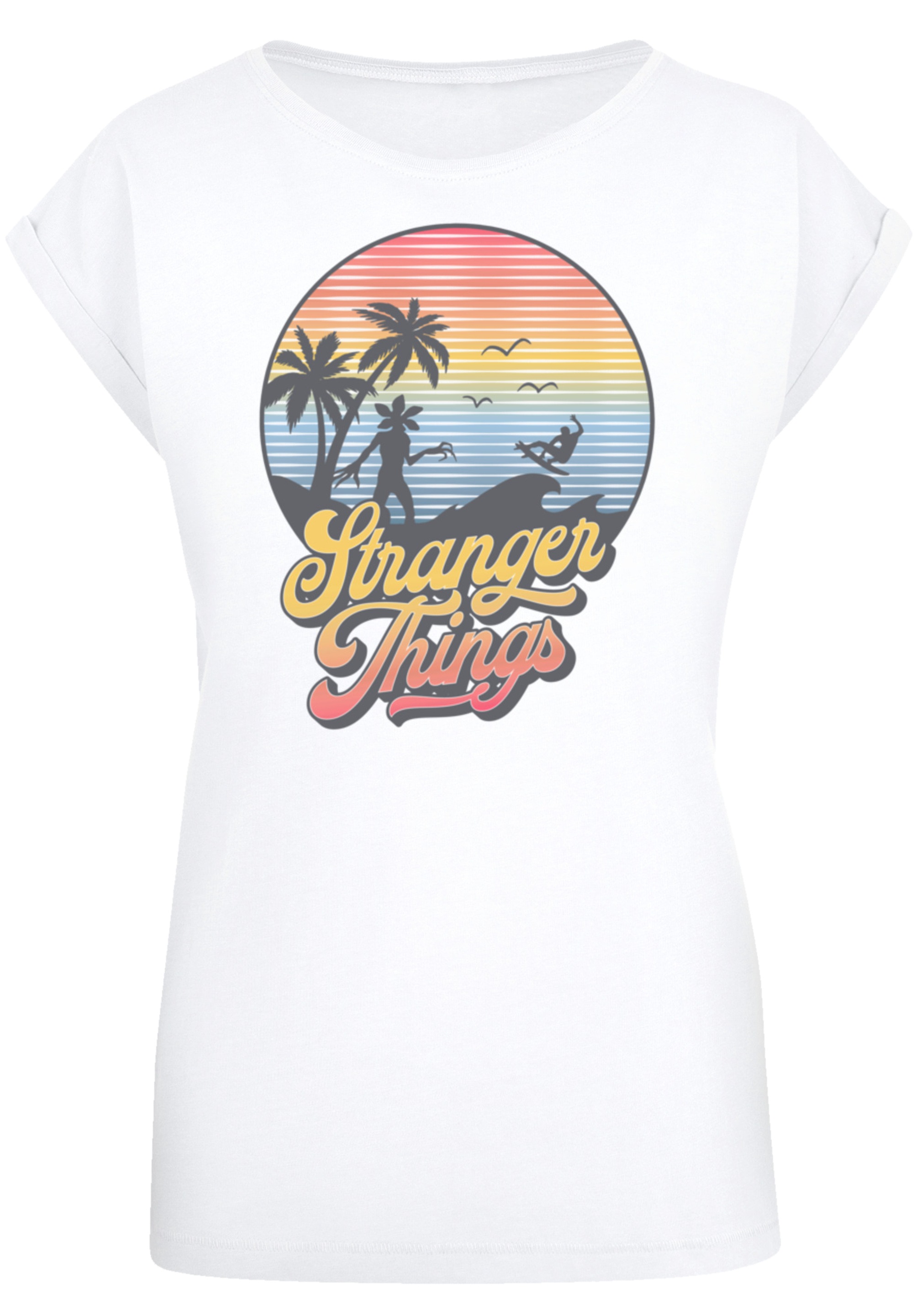 F4NT4STIC T-Shirt »Stranger Things LA Gradient«, Premium Qualität