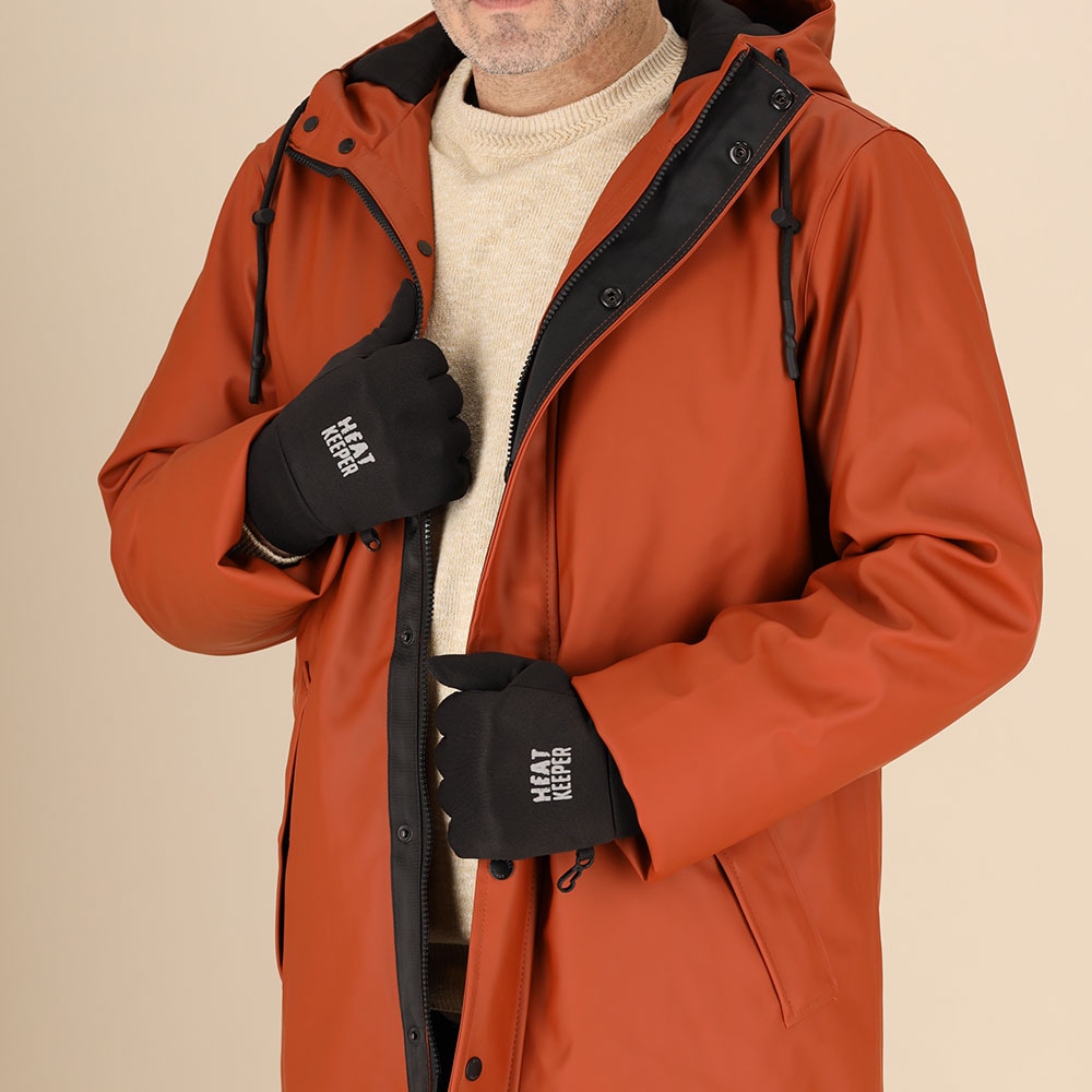 Heatkeeper Fleecehandschuhe, mit Silikon-Finish an der Handfläche und I-Touch-Profile an Daumen