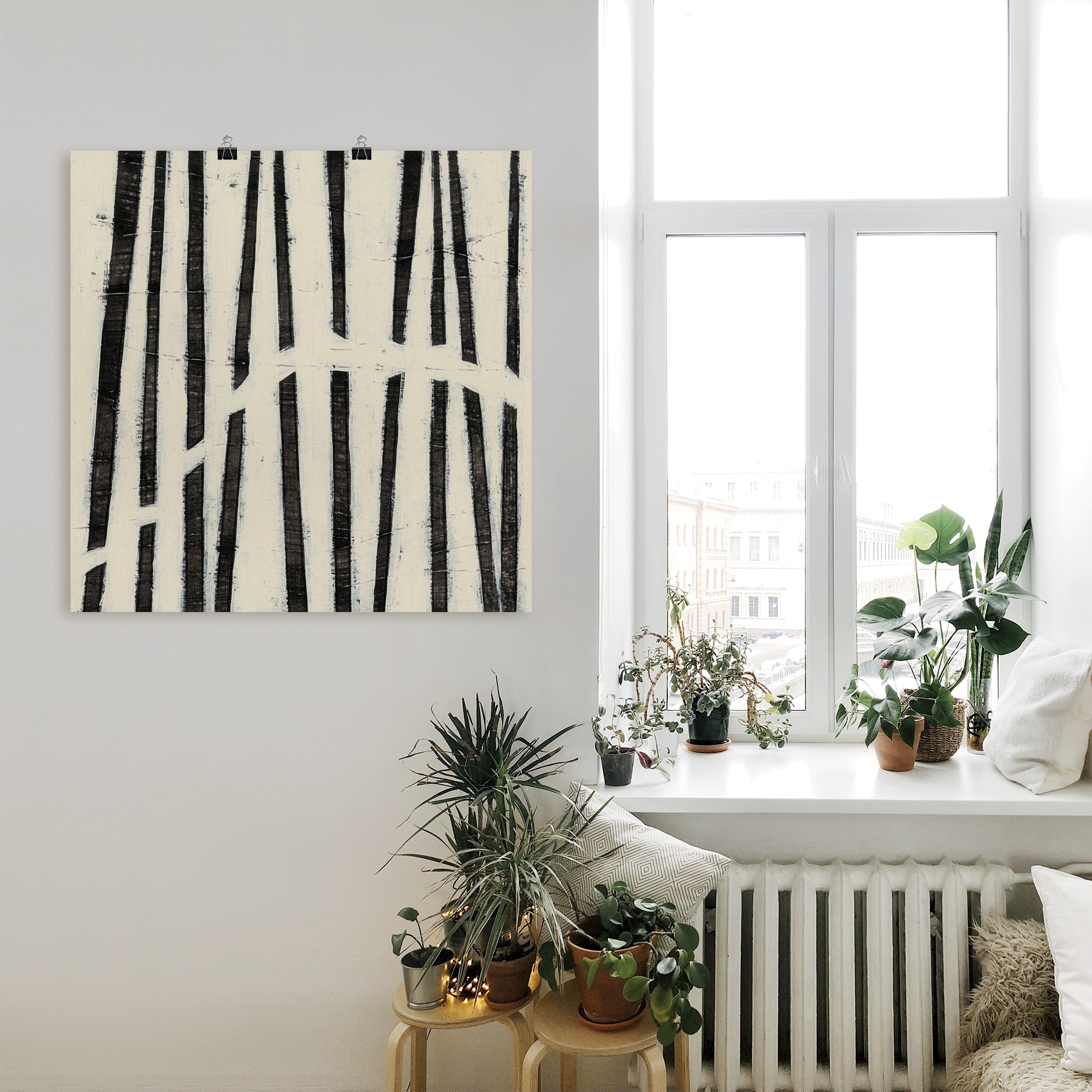 Artland Wandbild "Hieroglyph I", Muster, (1 St.), als Alubild, Outdoorbild, günstig online kaufen