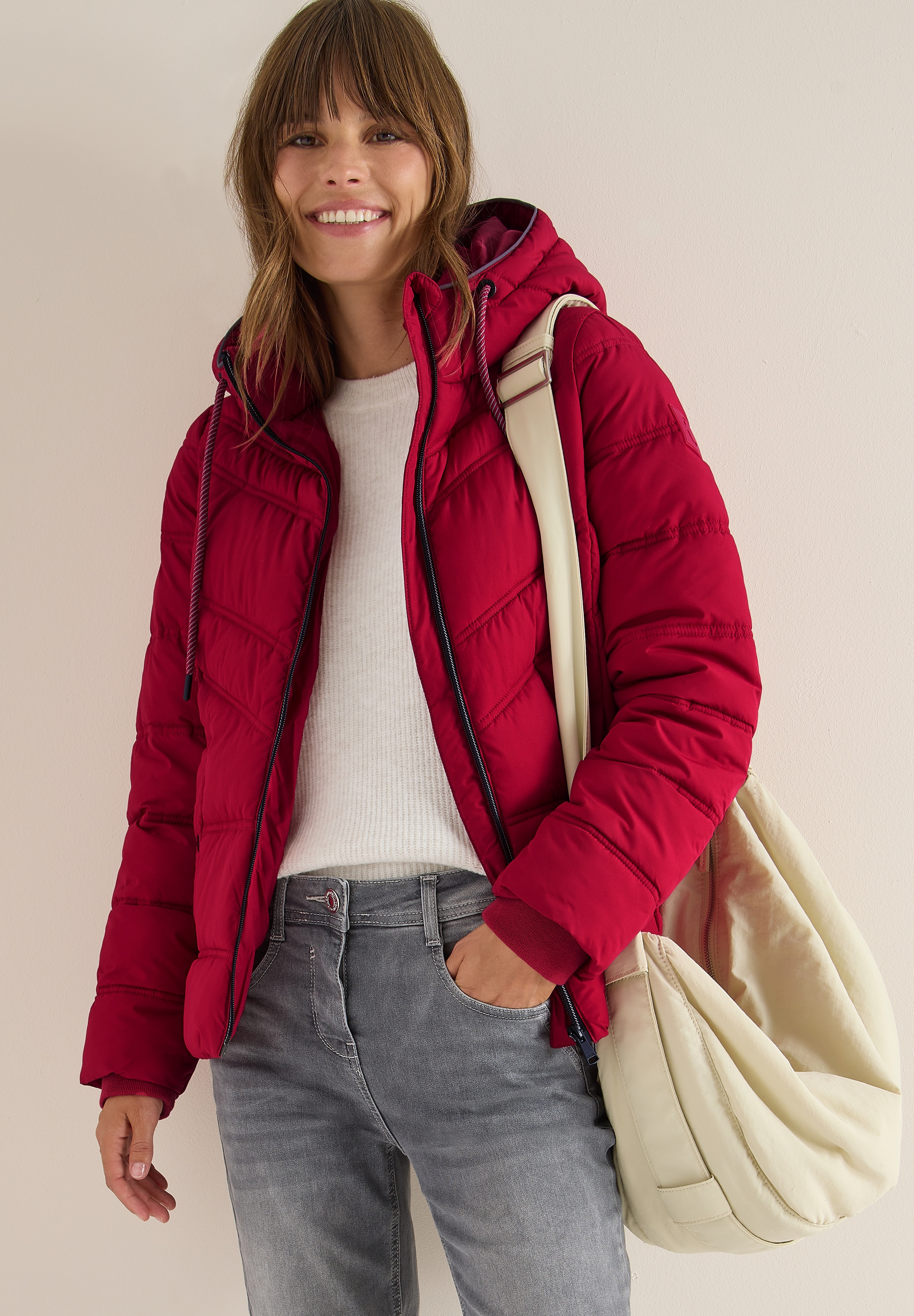 Cecil Steppjacke mit Kapuze mit Kapuze günstig online kaufen