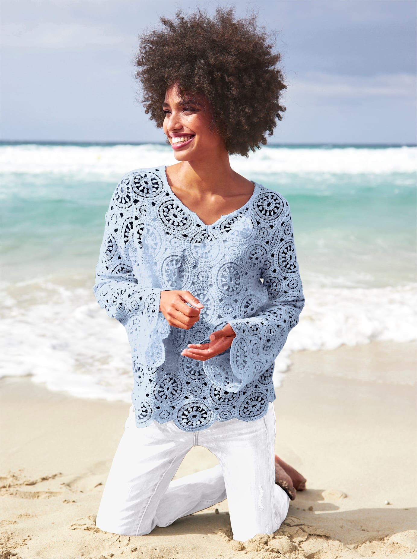 heine Spitzenshirt "Shirt" 1 Stk. günstig online kaufen