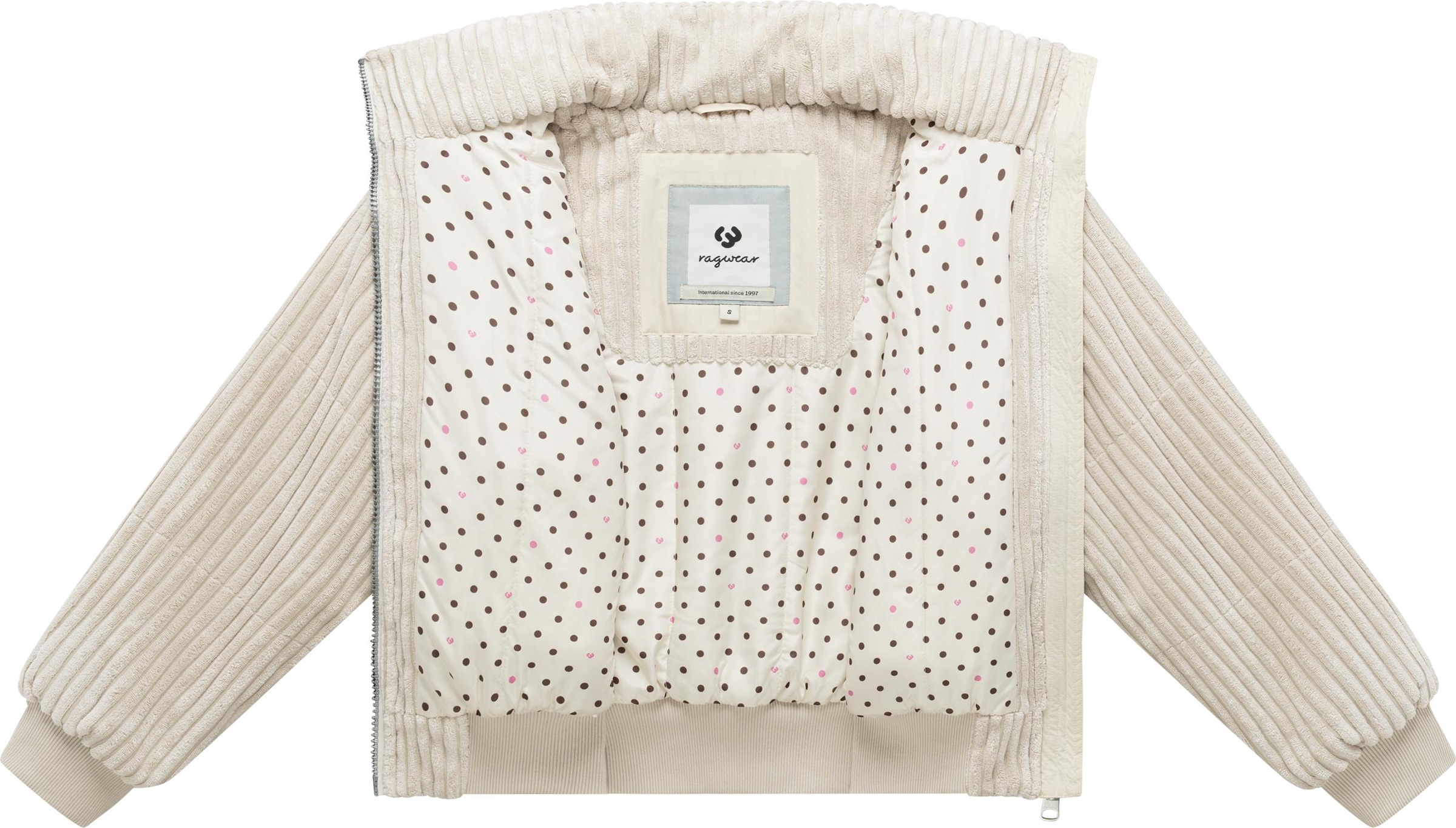 Ragwear Cordjacke »Tillie Cordy Y« ohne Kapuze Warme Damen Kordjacke mit Stehkragen