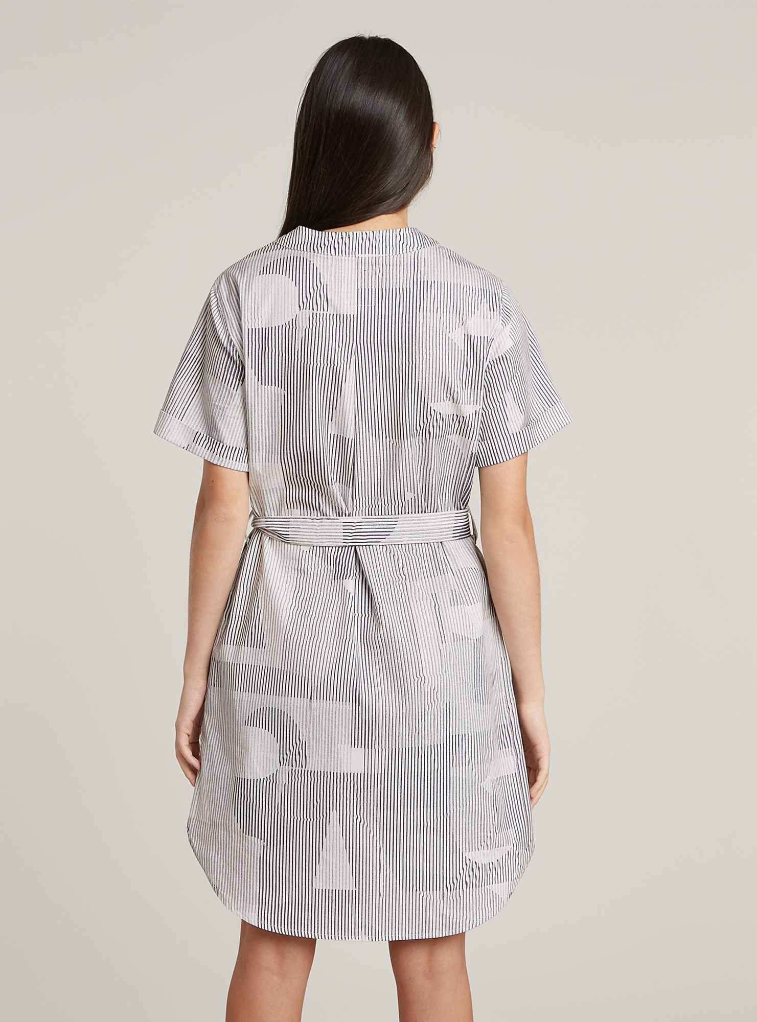 G-STAR Bodykleid "Belted Dress Side Slits" günstig online kaufen