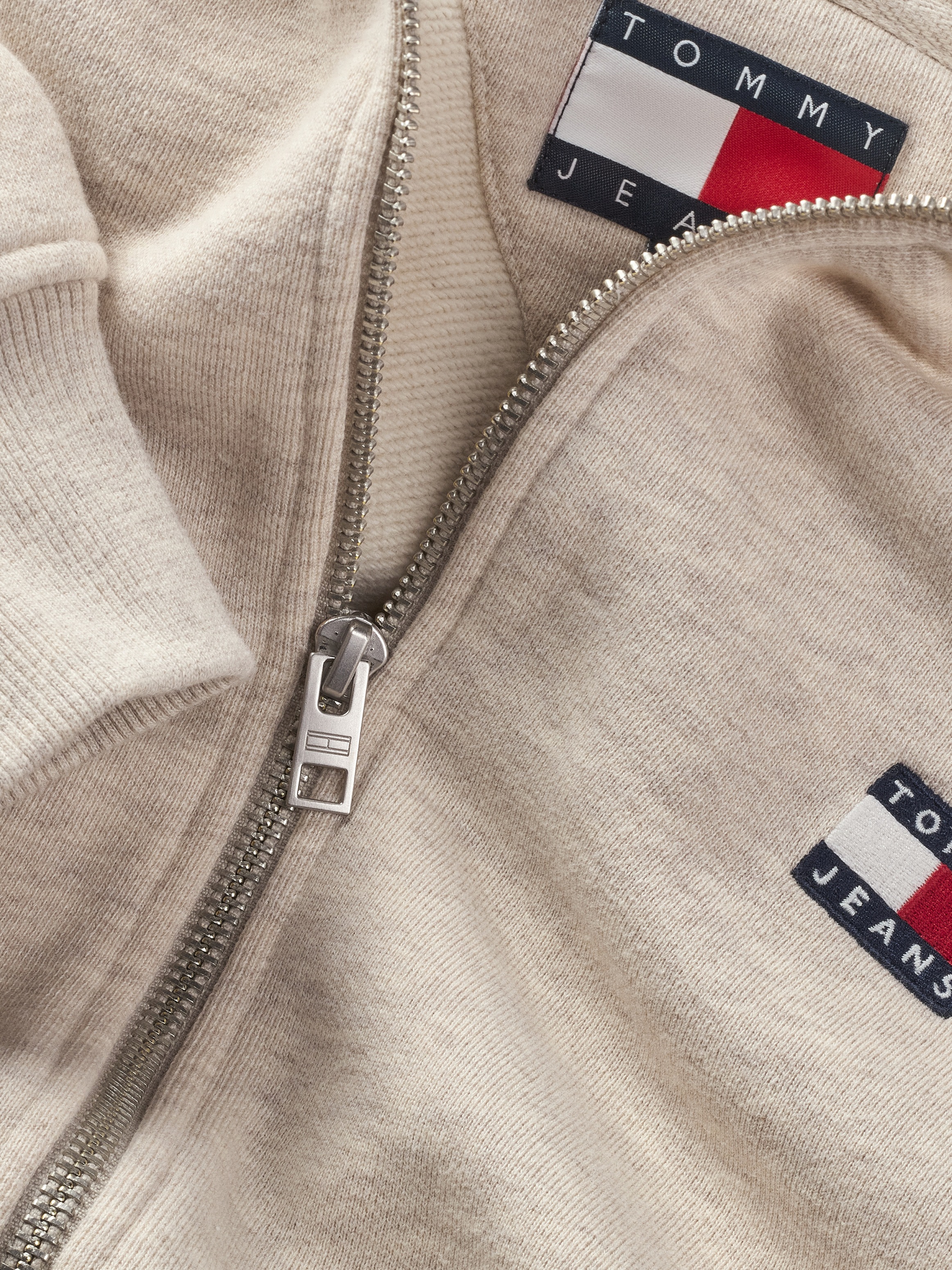 Tommy Jeans Curve Sweatshirt »Sweatshirt TJW BOXY BADG«, in Großen Größen, 2-Wege-Reißverschluss, mit Logostickerei