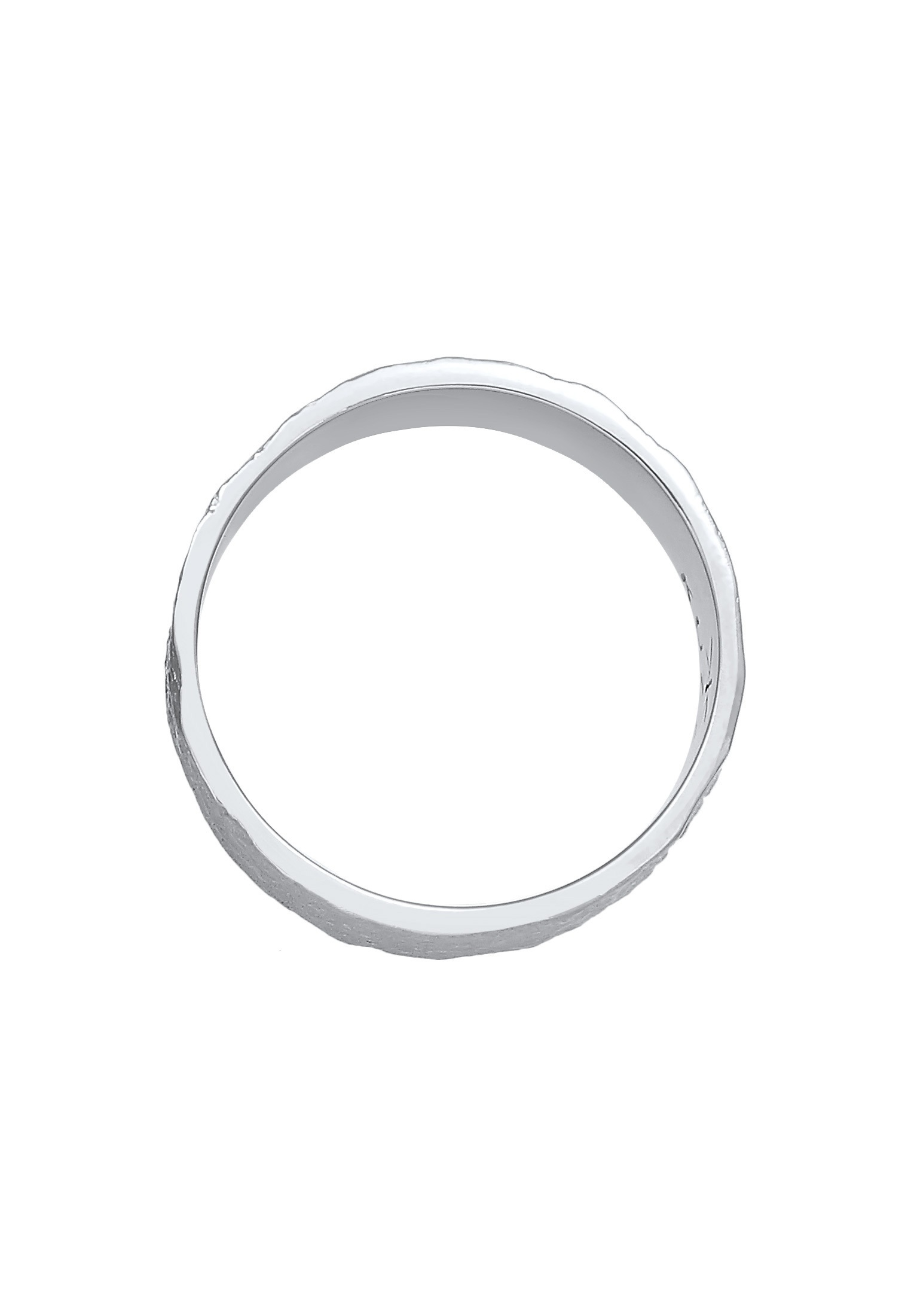 KUZZOI Organic Structure Bandring Herren 925 Silber Gr. 64 2