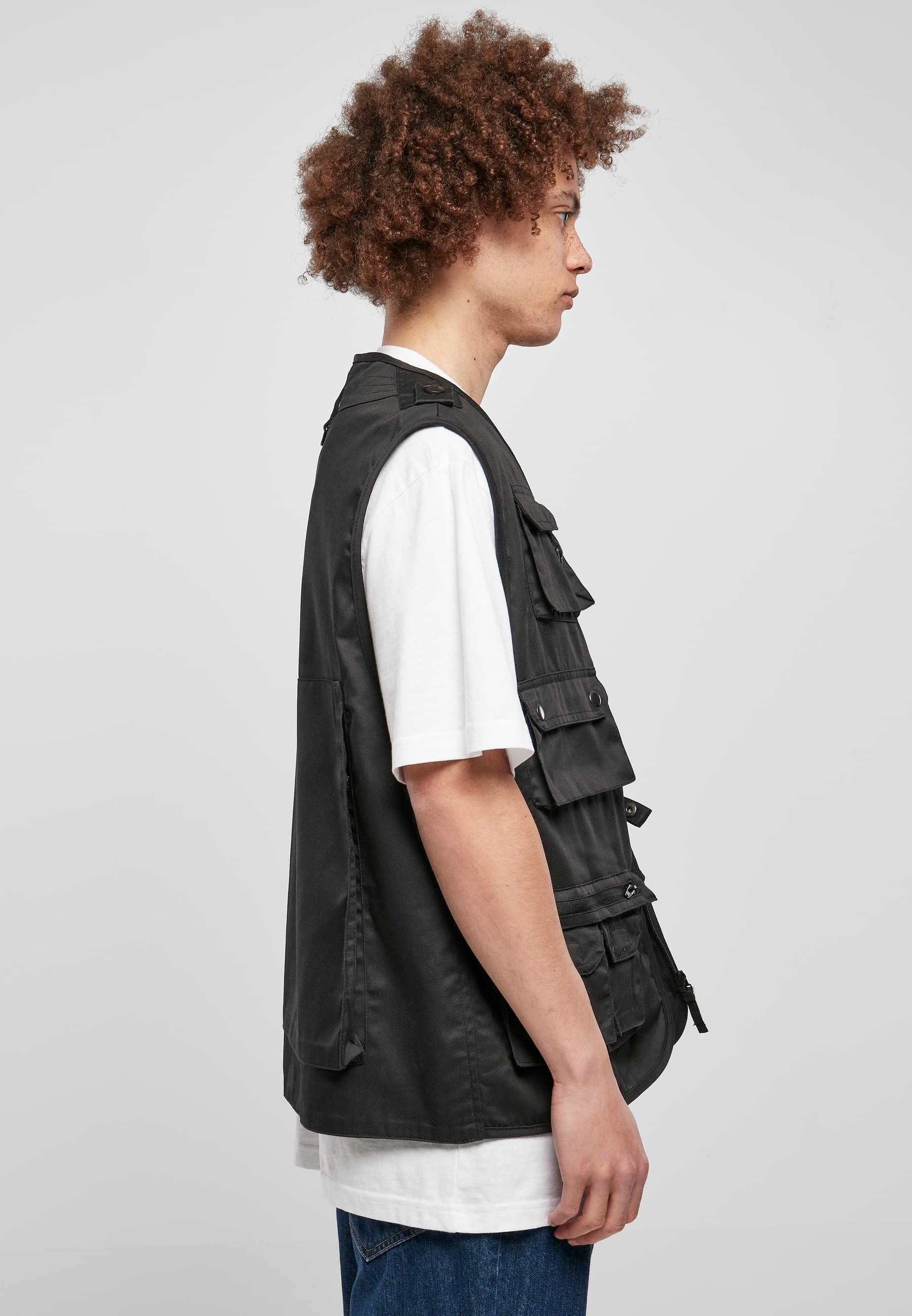 Karl Kani Steppweste »Karl Kani KK Small Signature Vest black«, (1 tlg.)