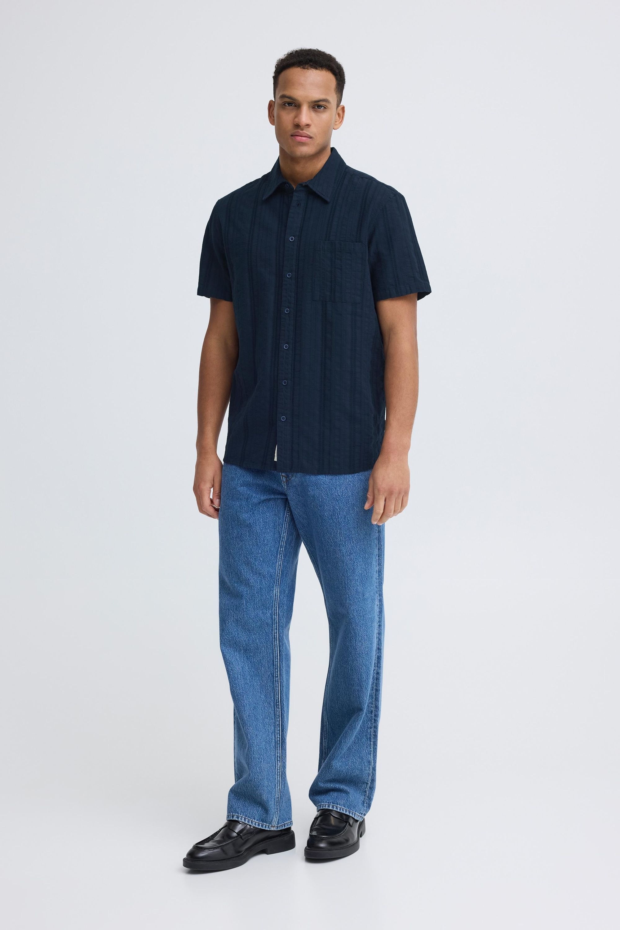 Blend Kurzarmhemd »BHDarius« Modisches gestreiftes Hemd