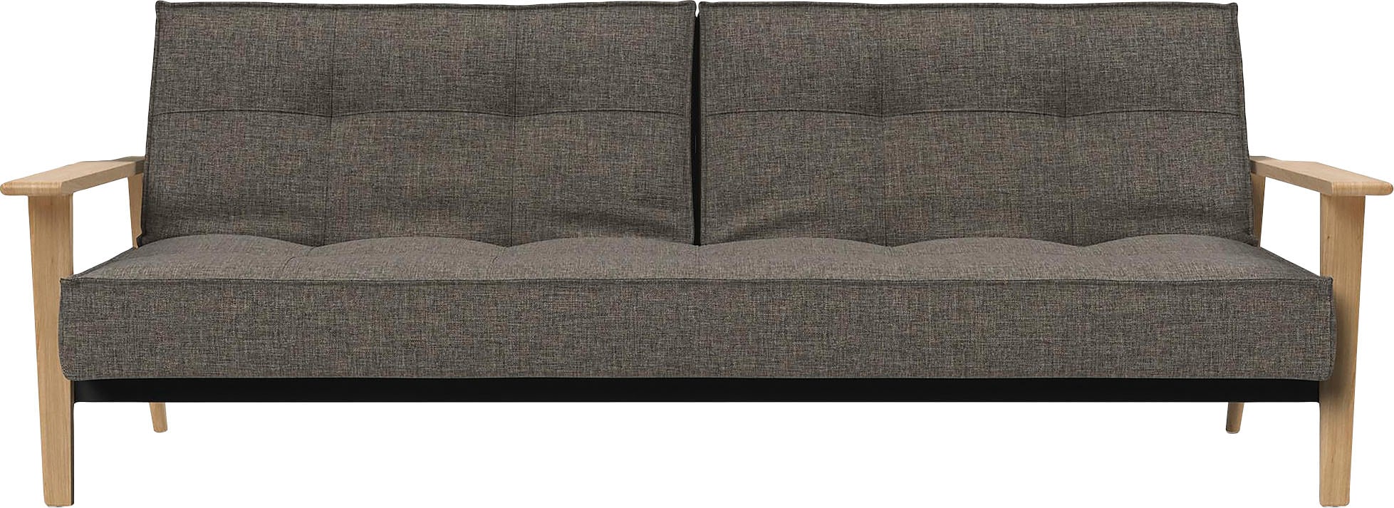 INNOVATION LIVING ™ Schlafsofa "Splitback Frej, Dauerschlafsofa, bequem mit Federkernunterfederung", mit stabilen Armleh