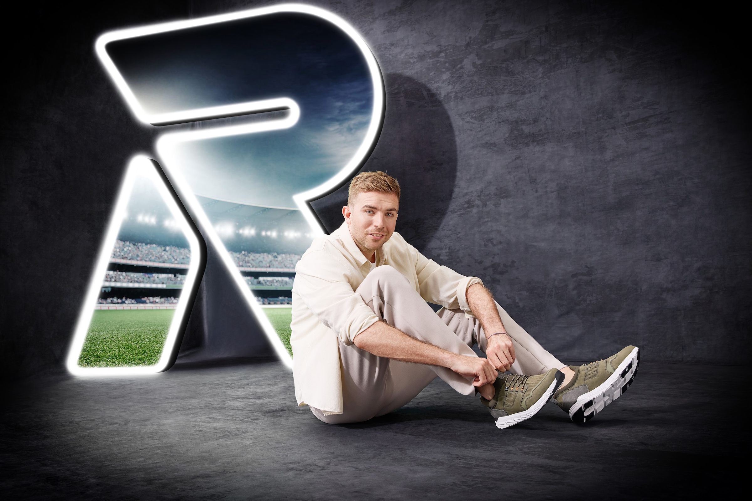 RIEKER Sport Slip-On Sneaker, aus der neuen Christoph Kramer Kollektion, mit MemoCup-Innensohle