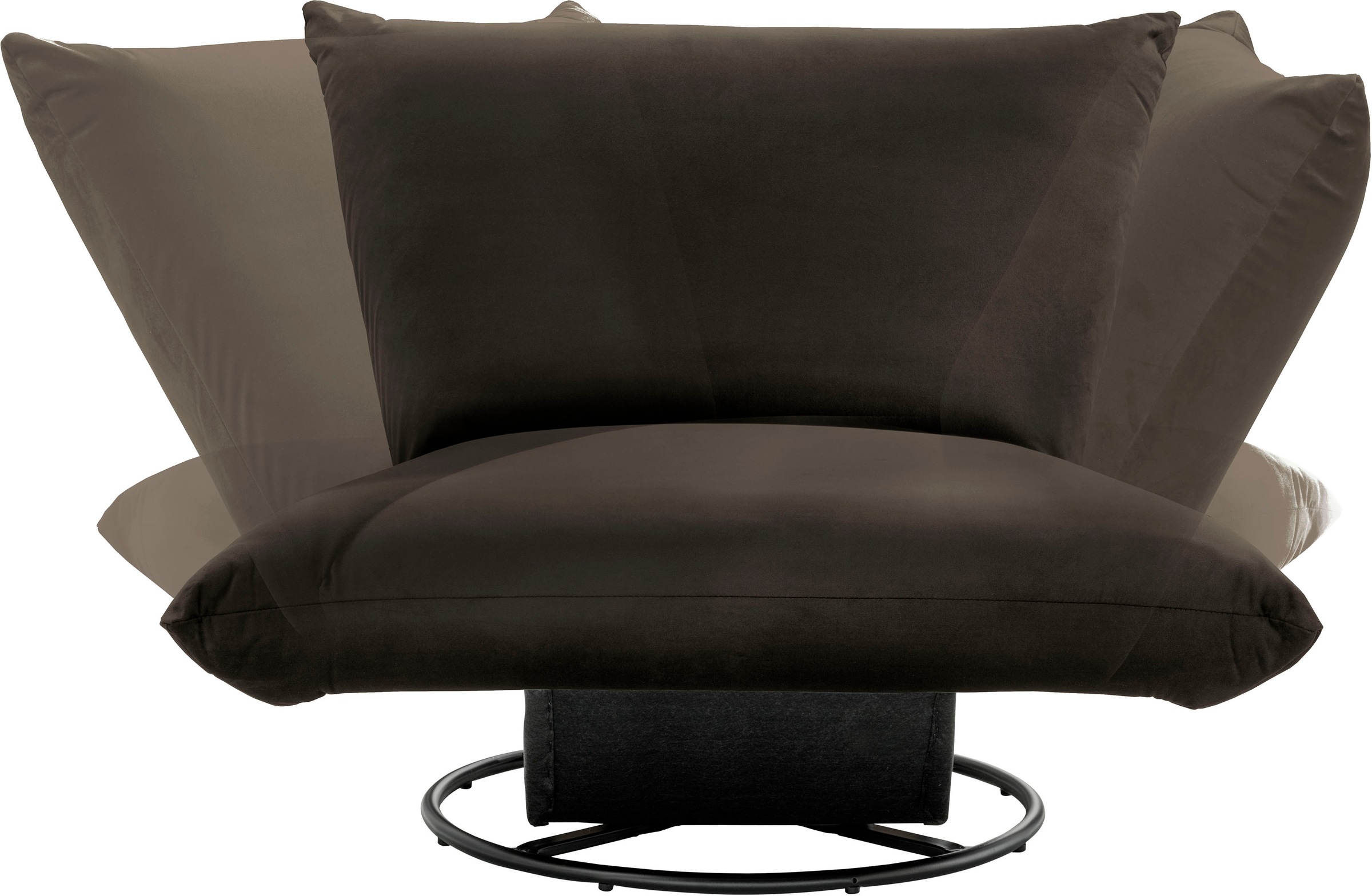 INOSIGN Drehsessel »Cremona«, 360° drehbar mit Metallfuß