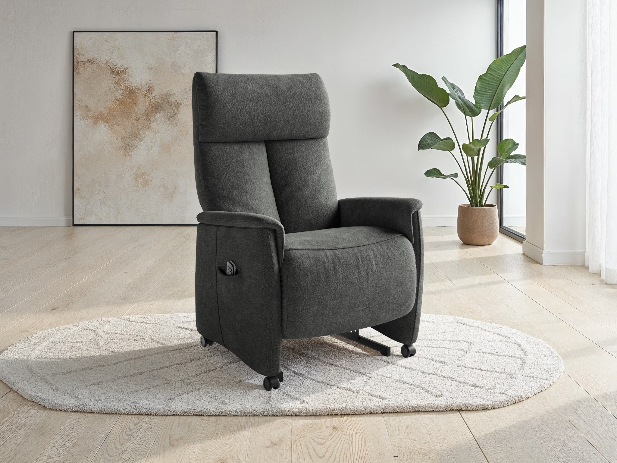 sit&more TV-Sessel "Cremona Comfort Plus" bis 200 Kg belastbar, mit Herz-Waage Funktion