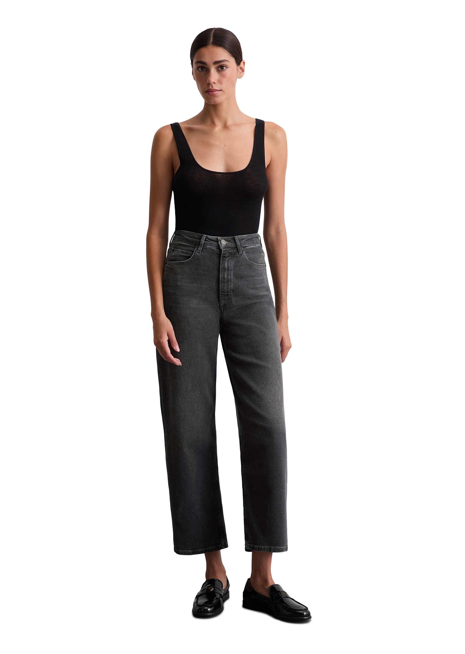 Marc O'Polo Weite Jeans »TOLVA«, cropped aus Organic-Cotton-Mix-Stretch neuNachhaltig