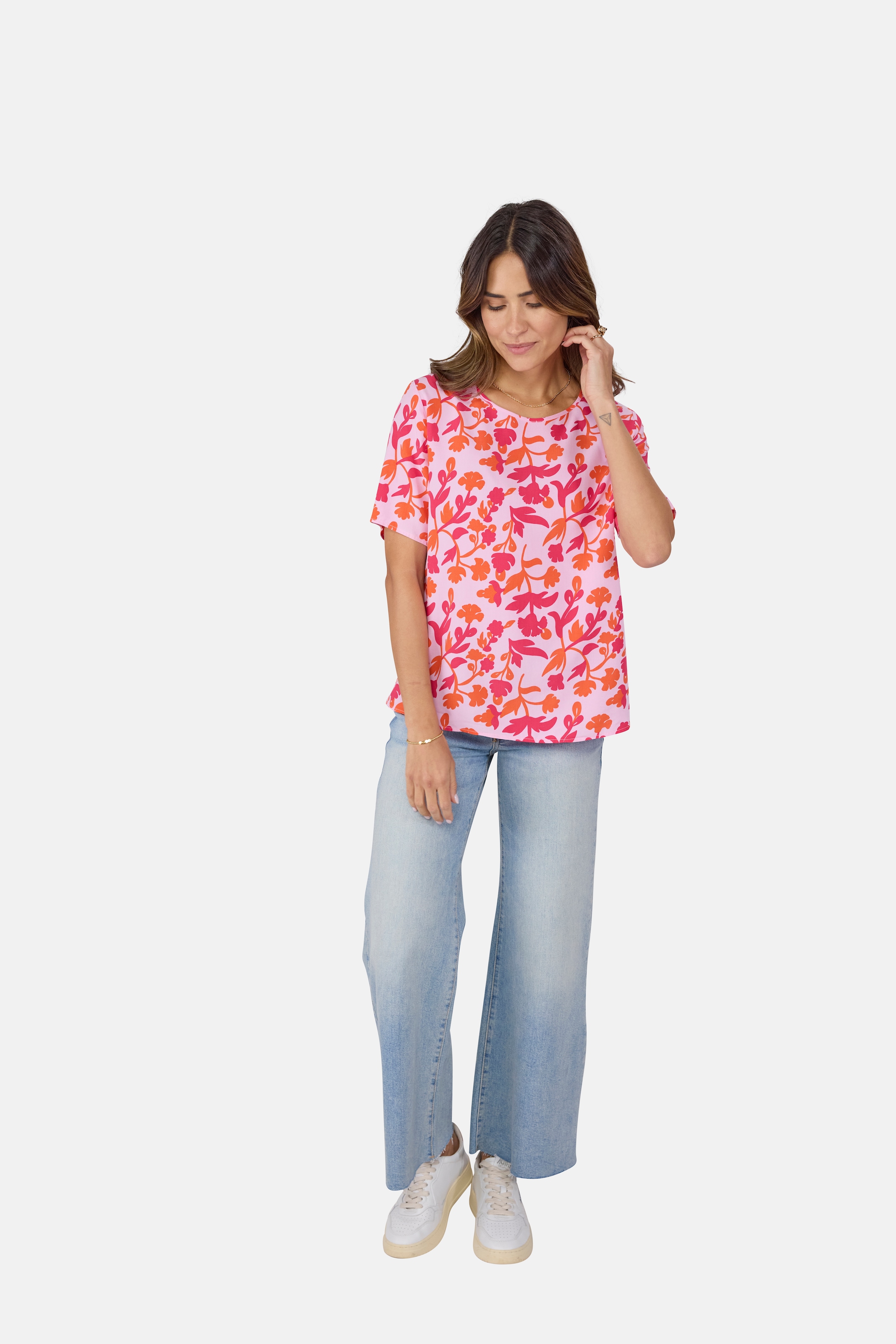 Lieblingsstück Schlupfbluse mit Allover Print