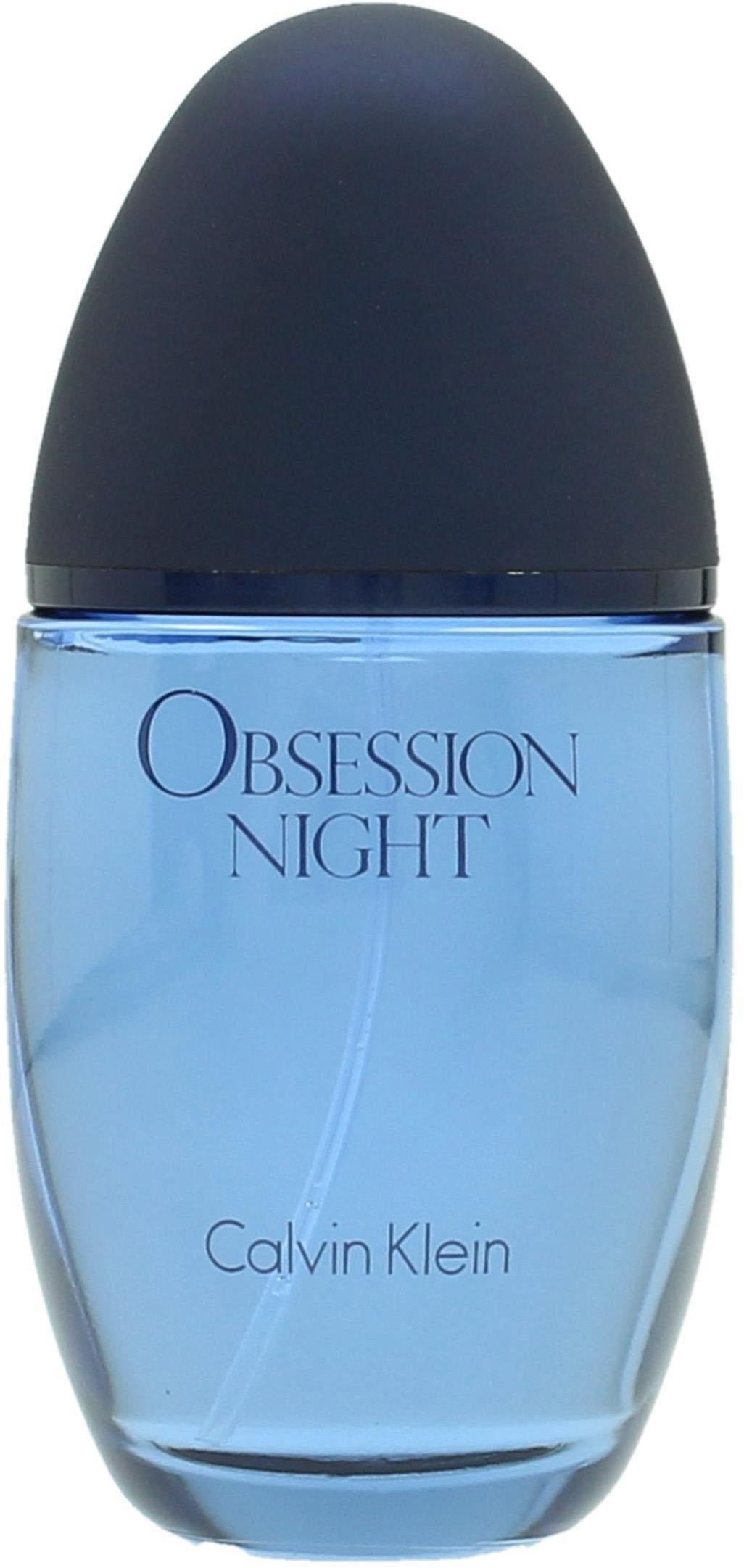 CALVIN KLEIN Damen Eau de Parfum "Obsession Night", 100ml, blau, Parfüms, Orientalisch-blumiger Duft mit Bitterorange, Jasmin und Sandelholz.
