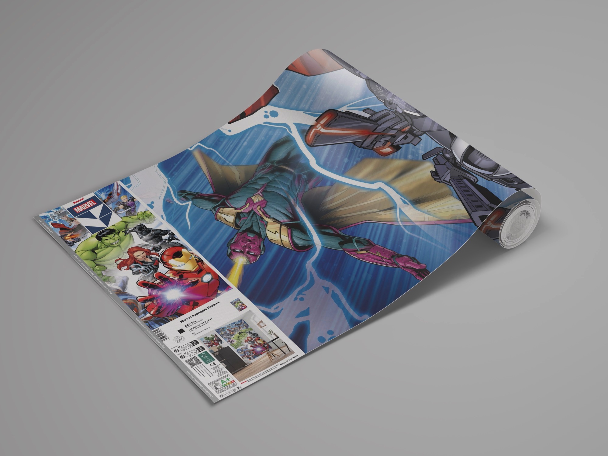 Komar Kindertapete »Marvel Avengers Protect«, bedruckt