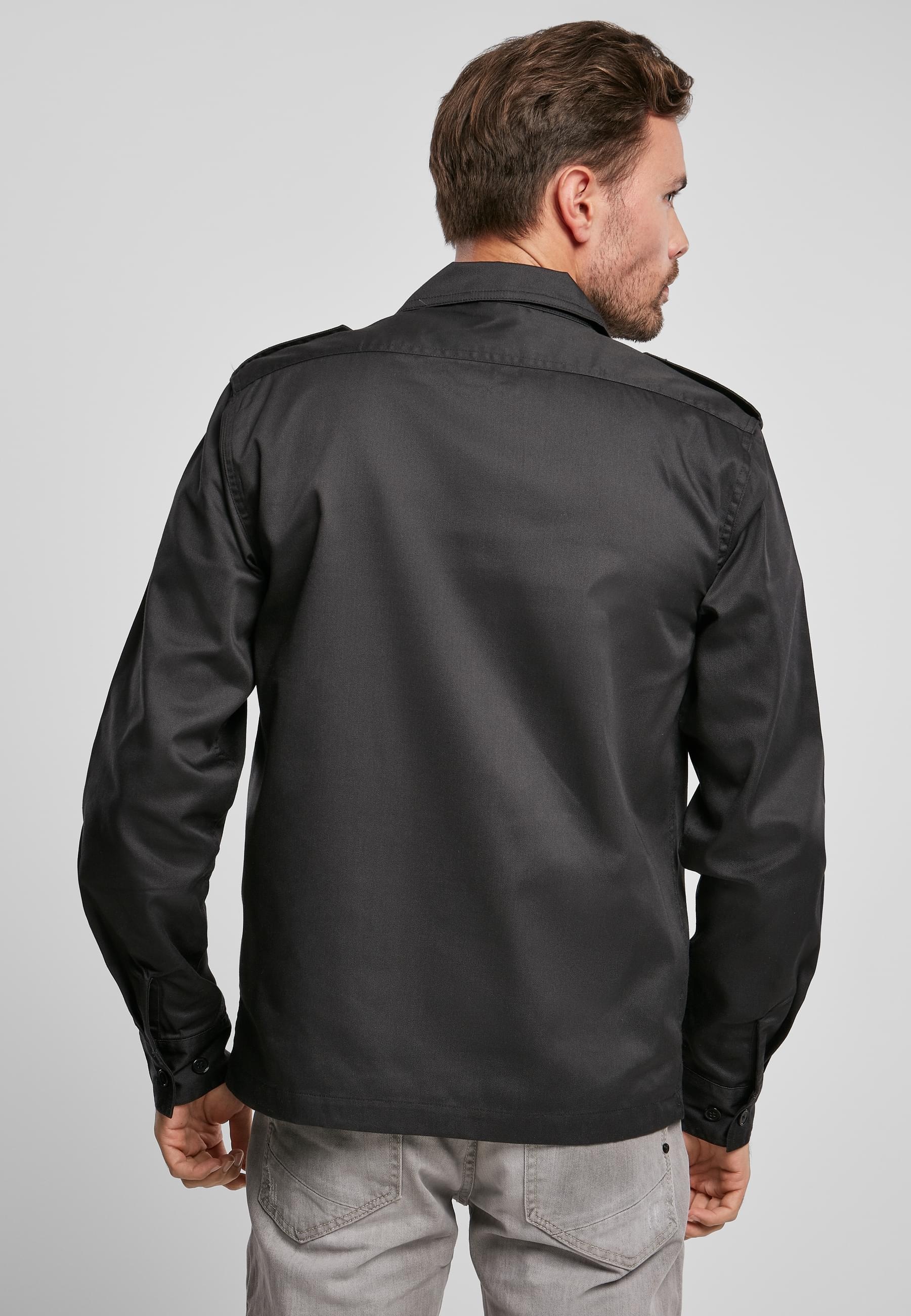 Brandit Langarmhemd »Brandit Herren US Shirt«, (1 tlg.)