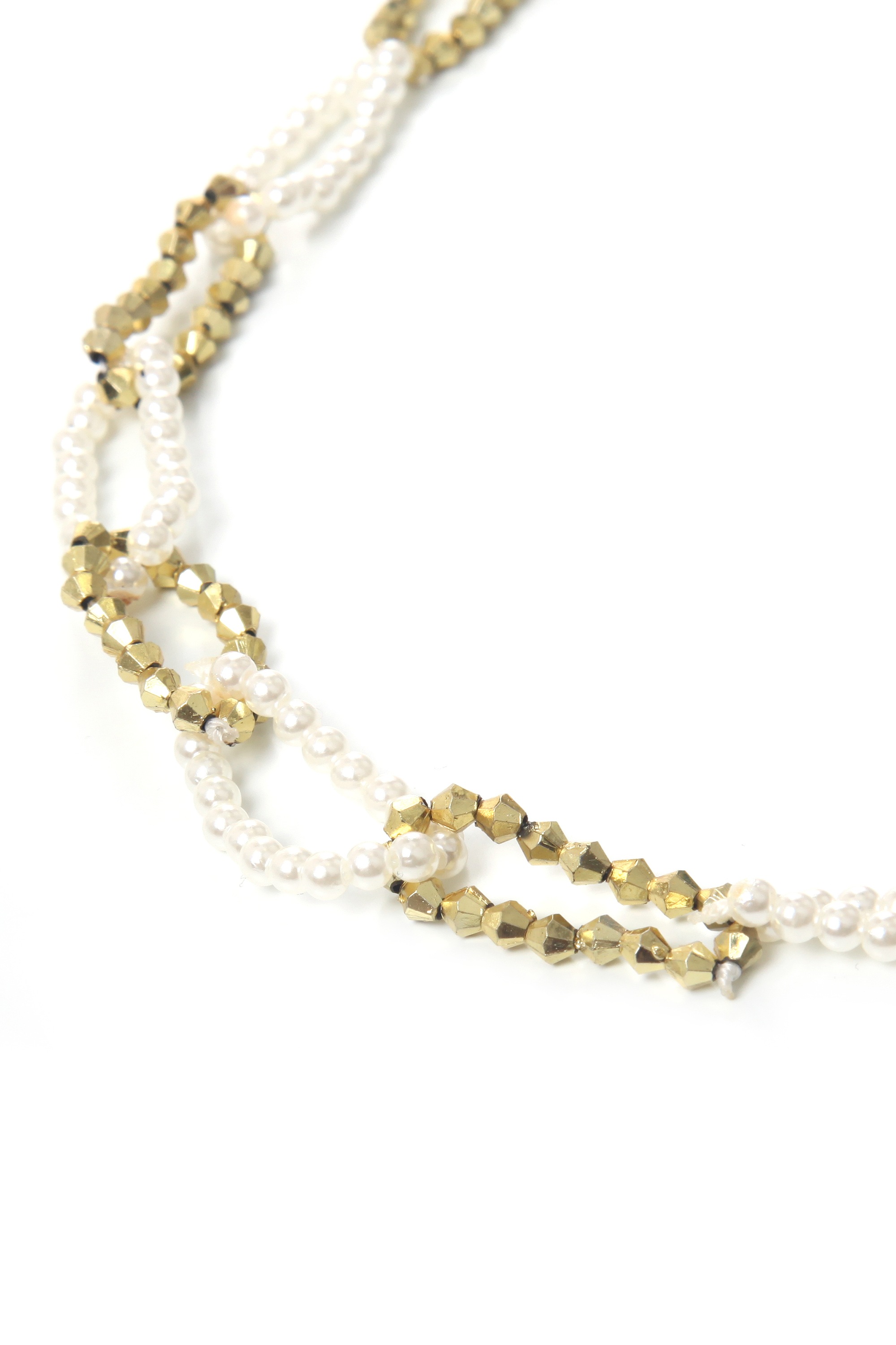 COLLEZIONE ALESSANDRO Lange Kette »Nike«, mit metallisierten Kunststoffperlen
