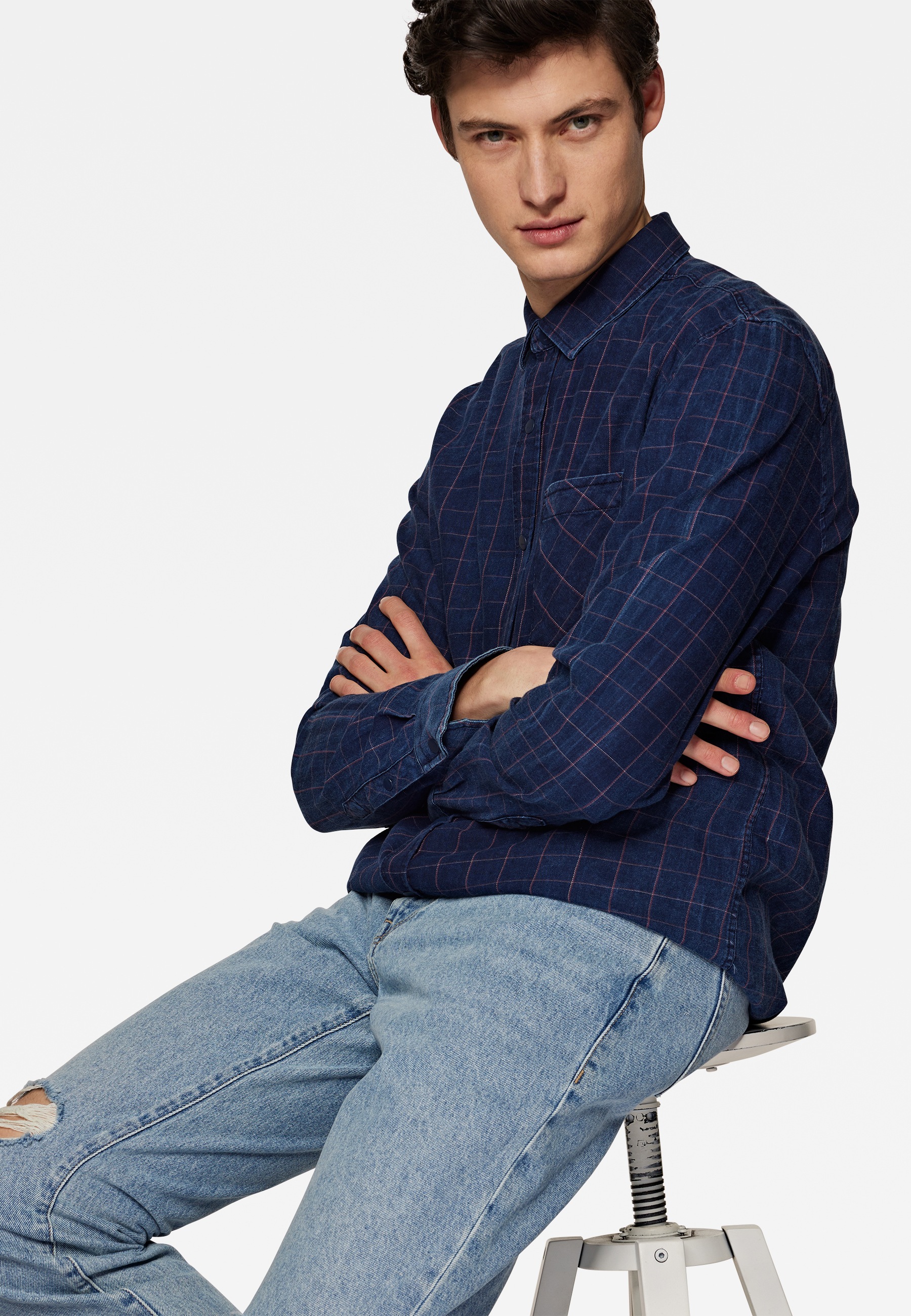 Mavi Langarmhemd »CHECK SHIRT«, Karohemd