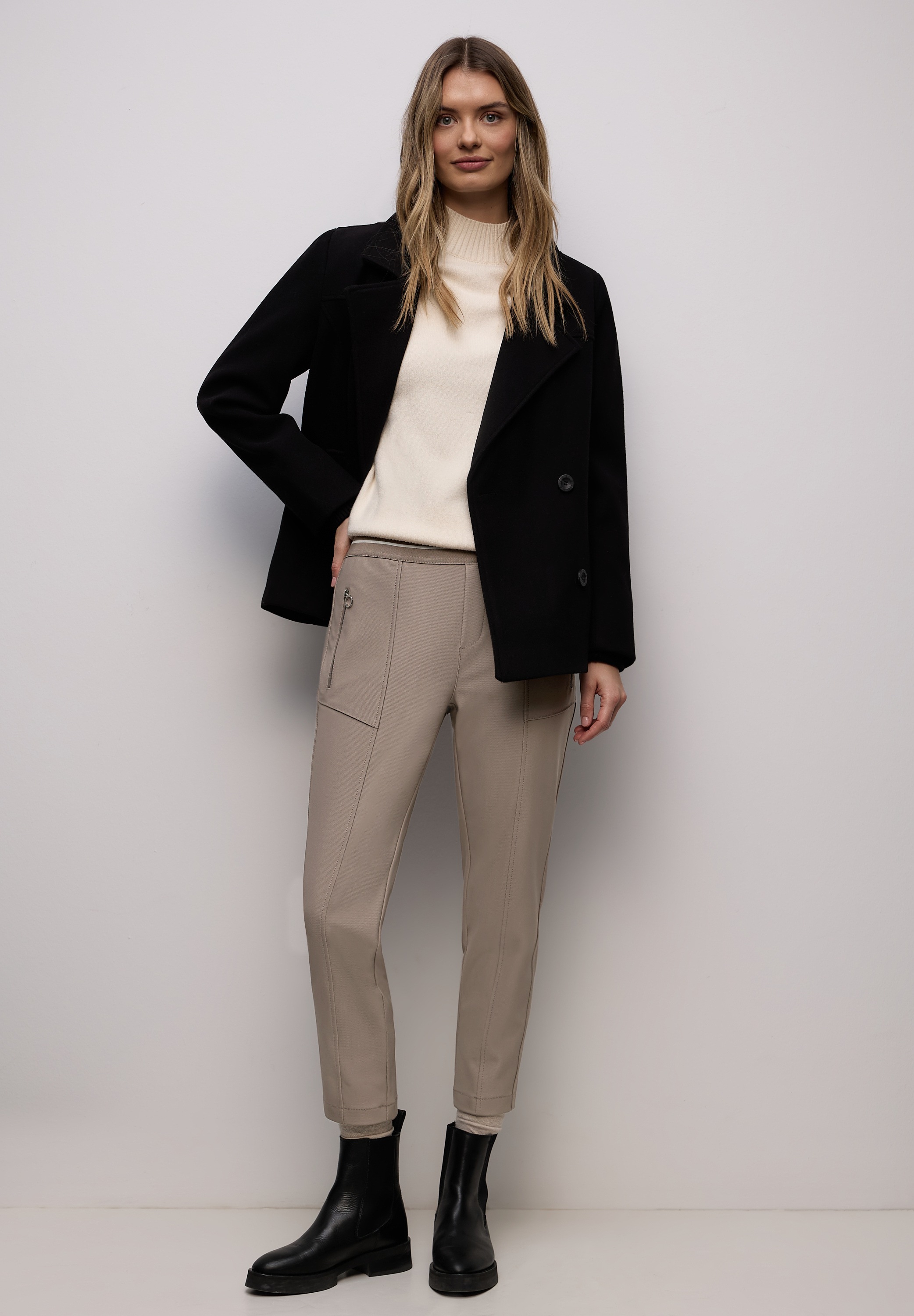 STREET ONE Stoffhose  im Loose Fit