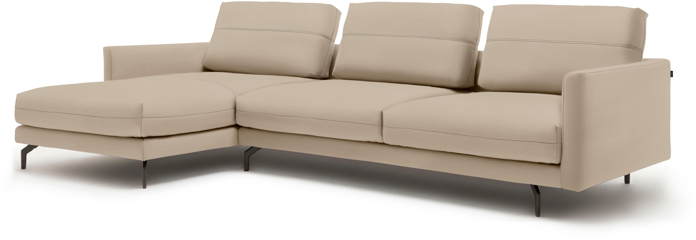 Creation BY ROLF BENZ Ecksofa »CR.414, Designecksofa, Polsterecke, L-Form«, wahlweise aus feinstem Rindsleder oder hochwertigem Chenille