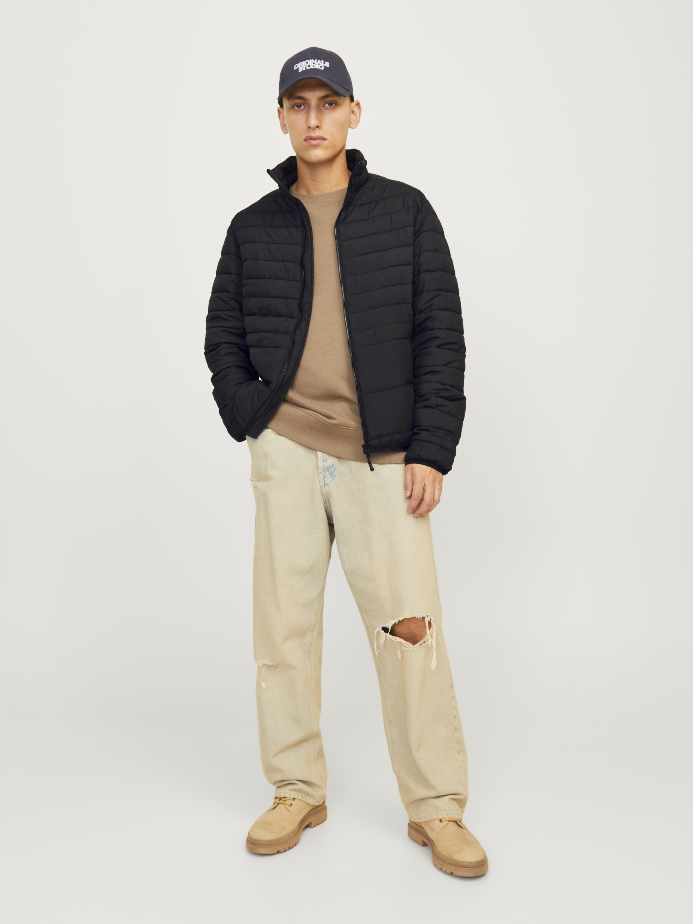 Thumbnail - Jack & Jones Steppjacke "JJESTATE PACKABLE PUFFER COLLAR NOOS" ohne Kapuze