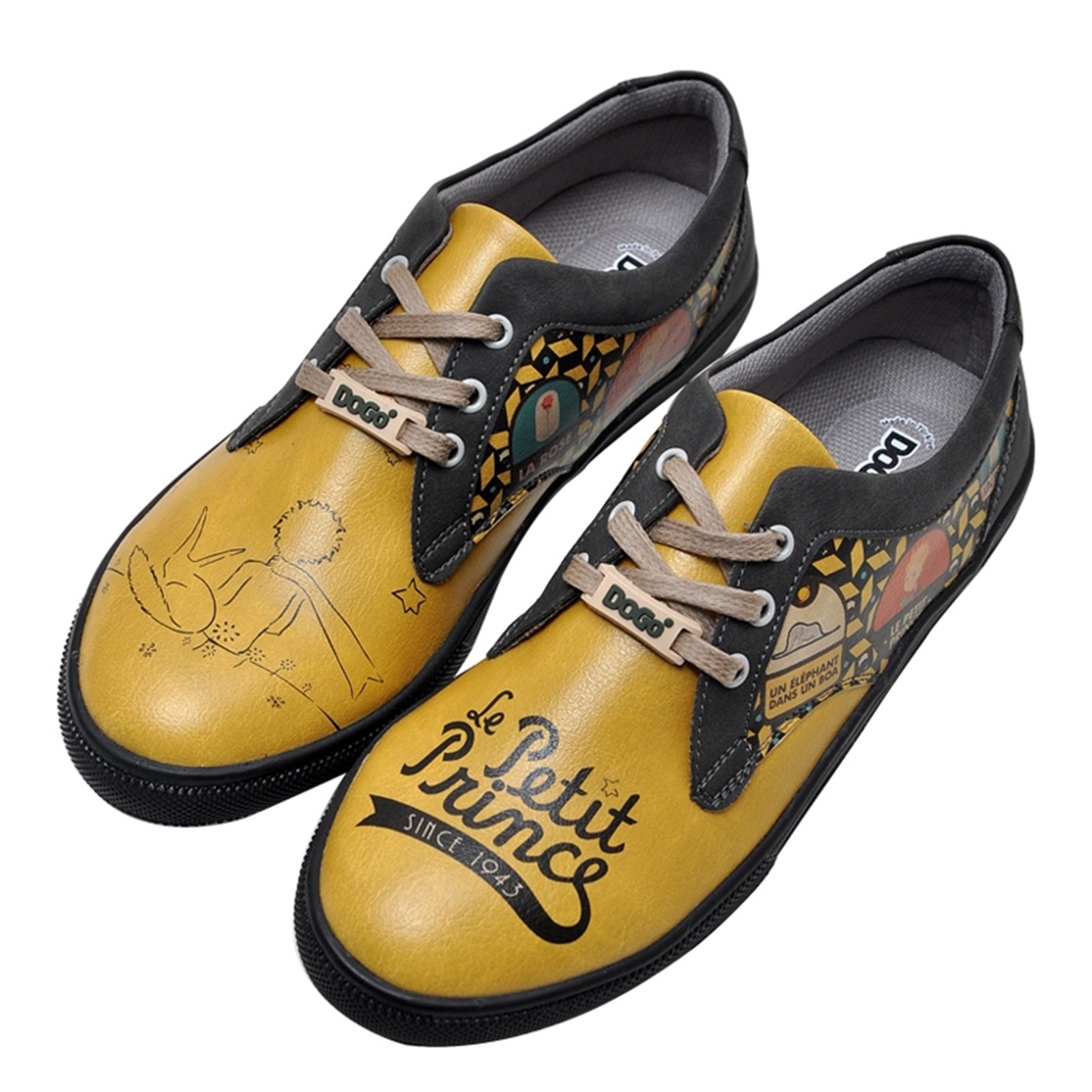 DOGO Sneaker »The Yellow Side of Me Le Petit Prince«, Vegan