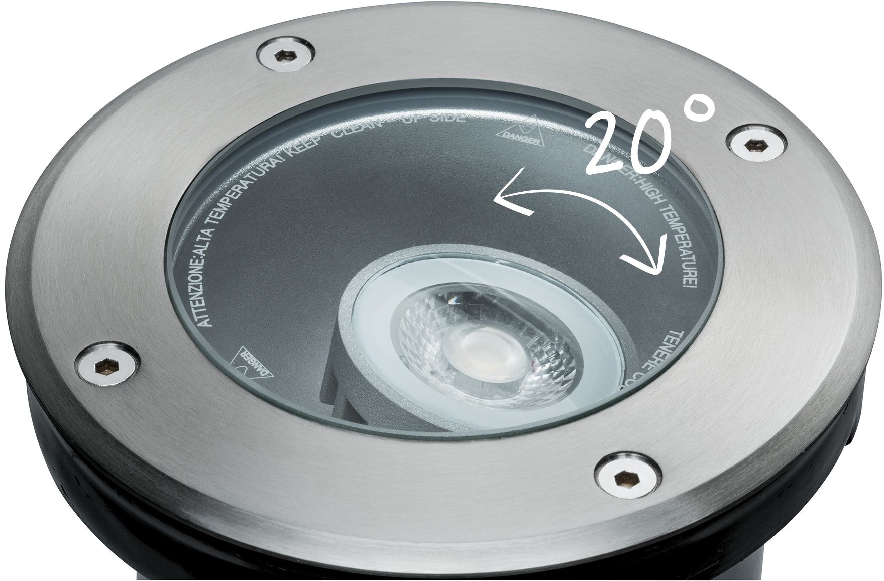 Paulmann LED Einbauleuchte »Plug & Shine«, 1 flammig, IP67 3000K 24Vschwenkbar