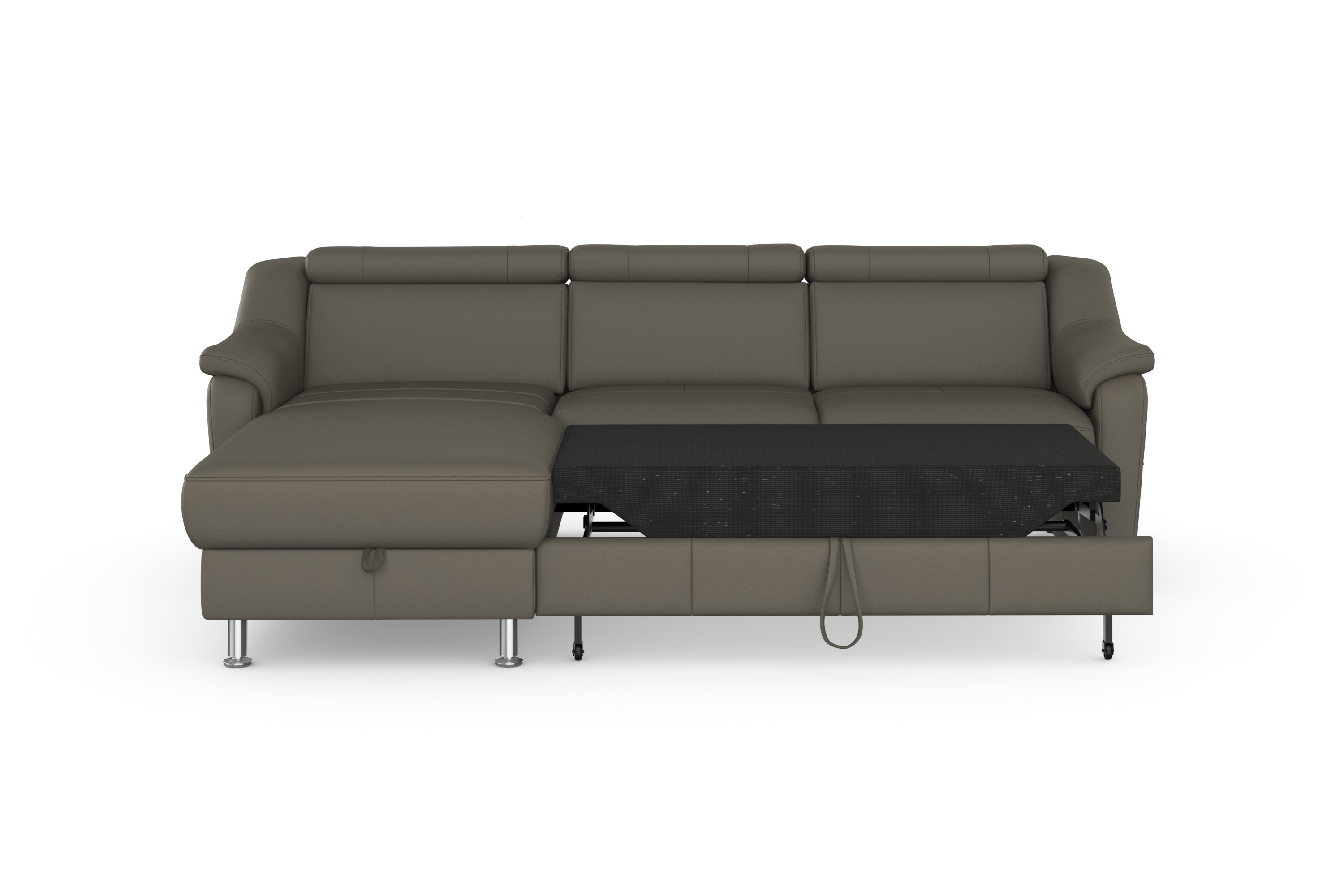 Thumbnail - sit&more Ecksofa "Freetown L-Form" inklusive Kopfteilverstellung und komfortablem Federkern