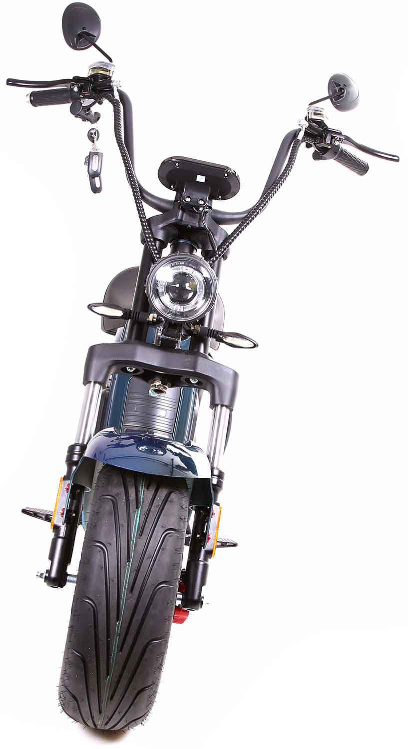 SXT Scooters E-Motorroller »SXT Grizzy«, bis zu 70 km Reichweite, mit Straßenzulassung und integr. Alarmanlage