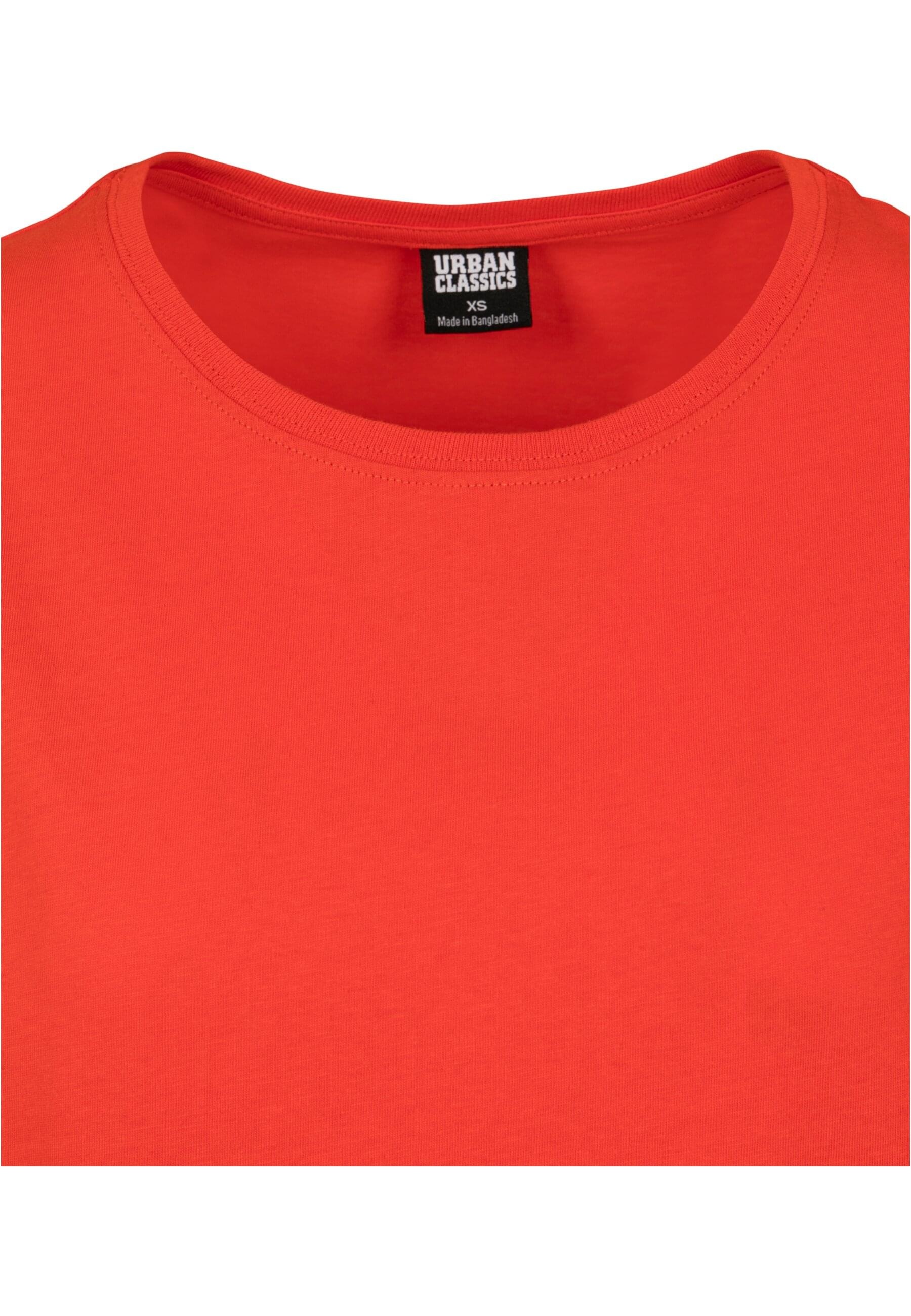 URBAN CLASSICS Kurzarmshirt »Urban Classics Damen Ladies Extended Shoulder Tee«, (1 tlg.)