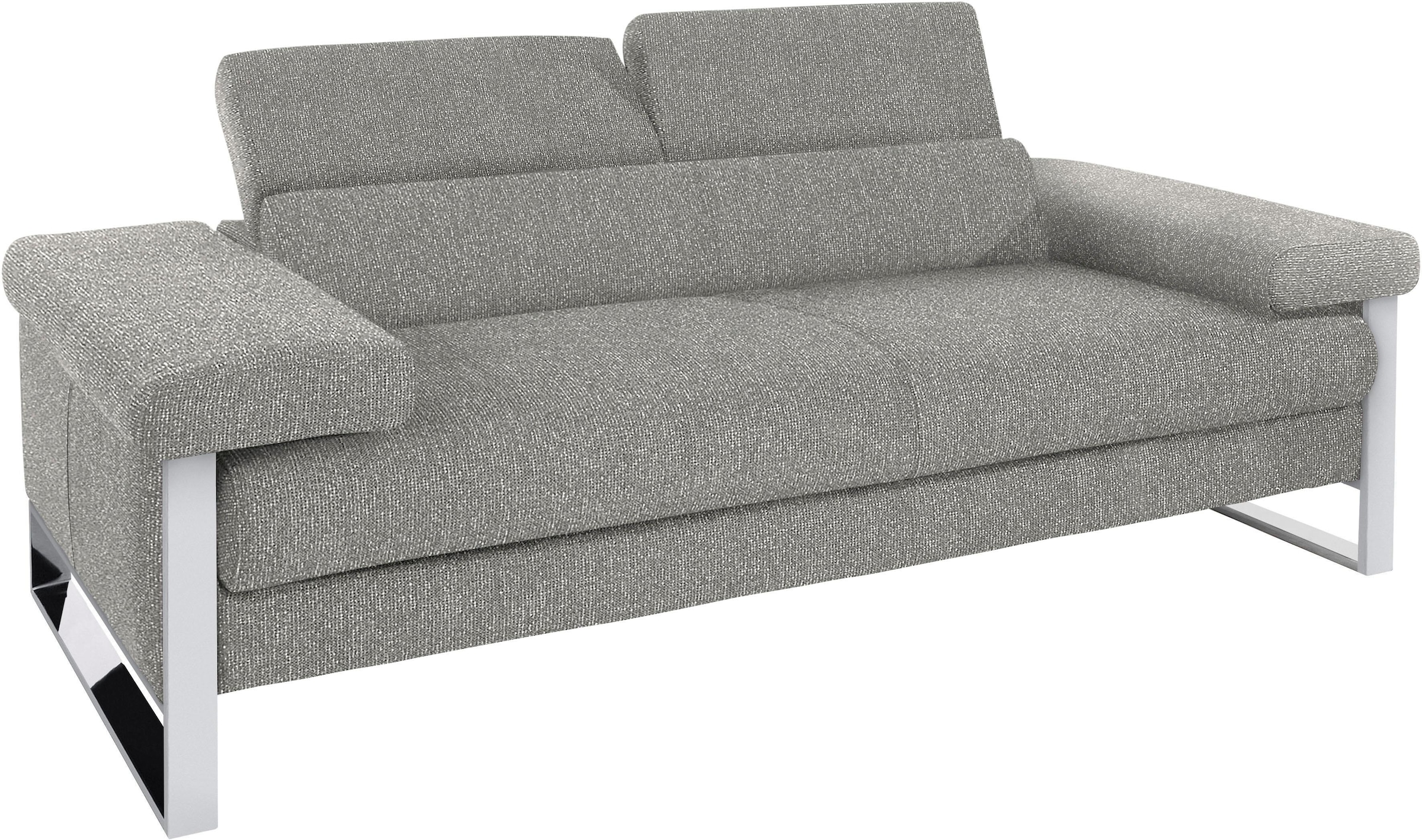 W.SCHILLIG 2-Sitzer »finn«, German Design Award 2016, Fußgestell Chrom glänzend, Breite 210 cm