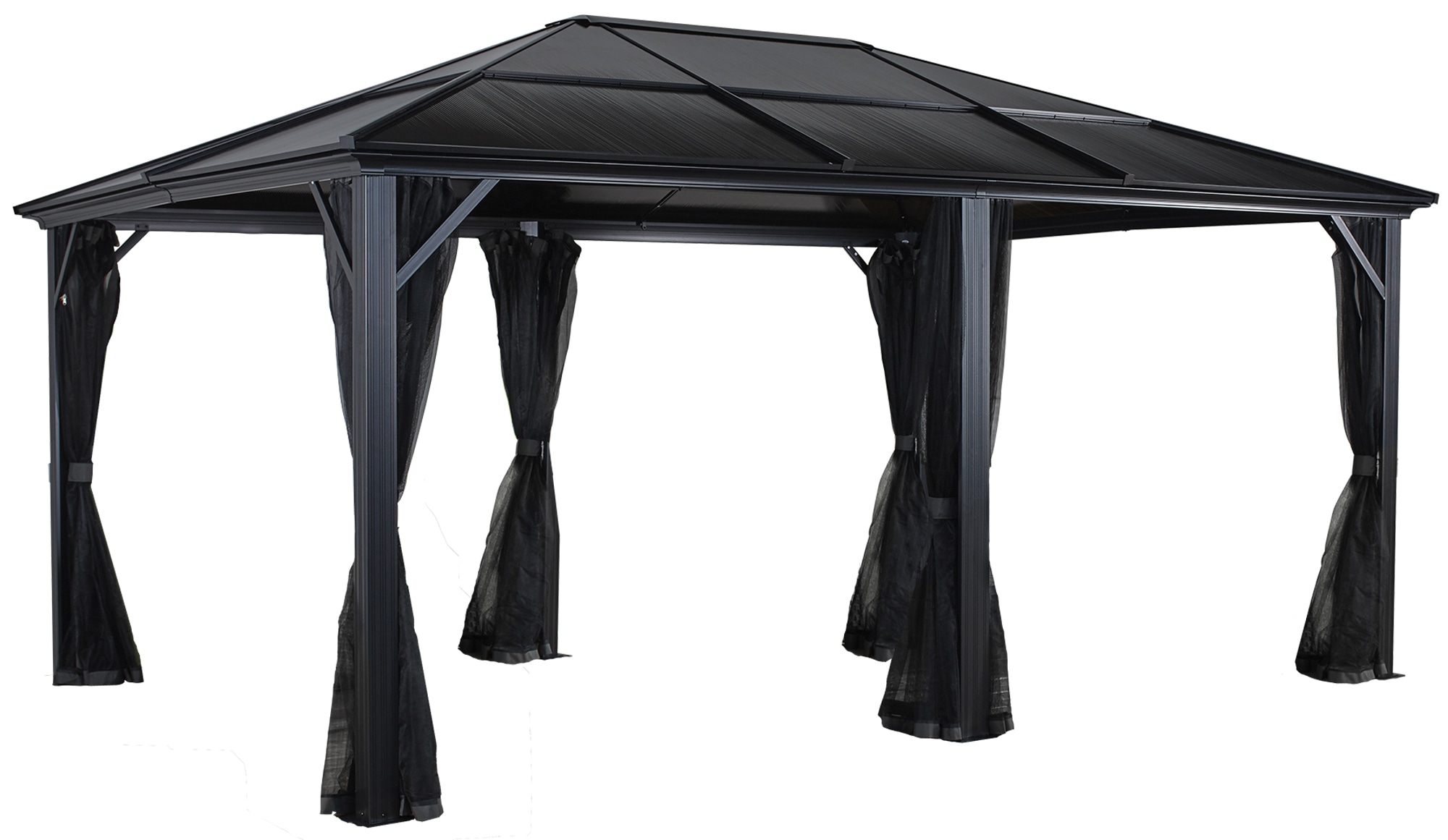 Sojag Pavillon "Gazebo Meridien" BxT: 365x485 cm, mit Moskitonetzen günstig online kaufen