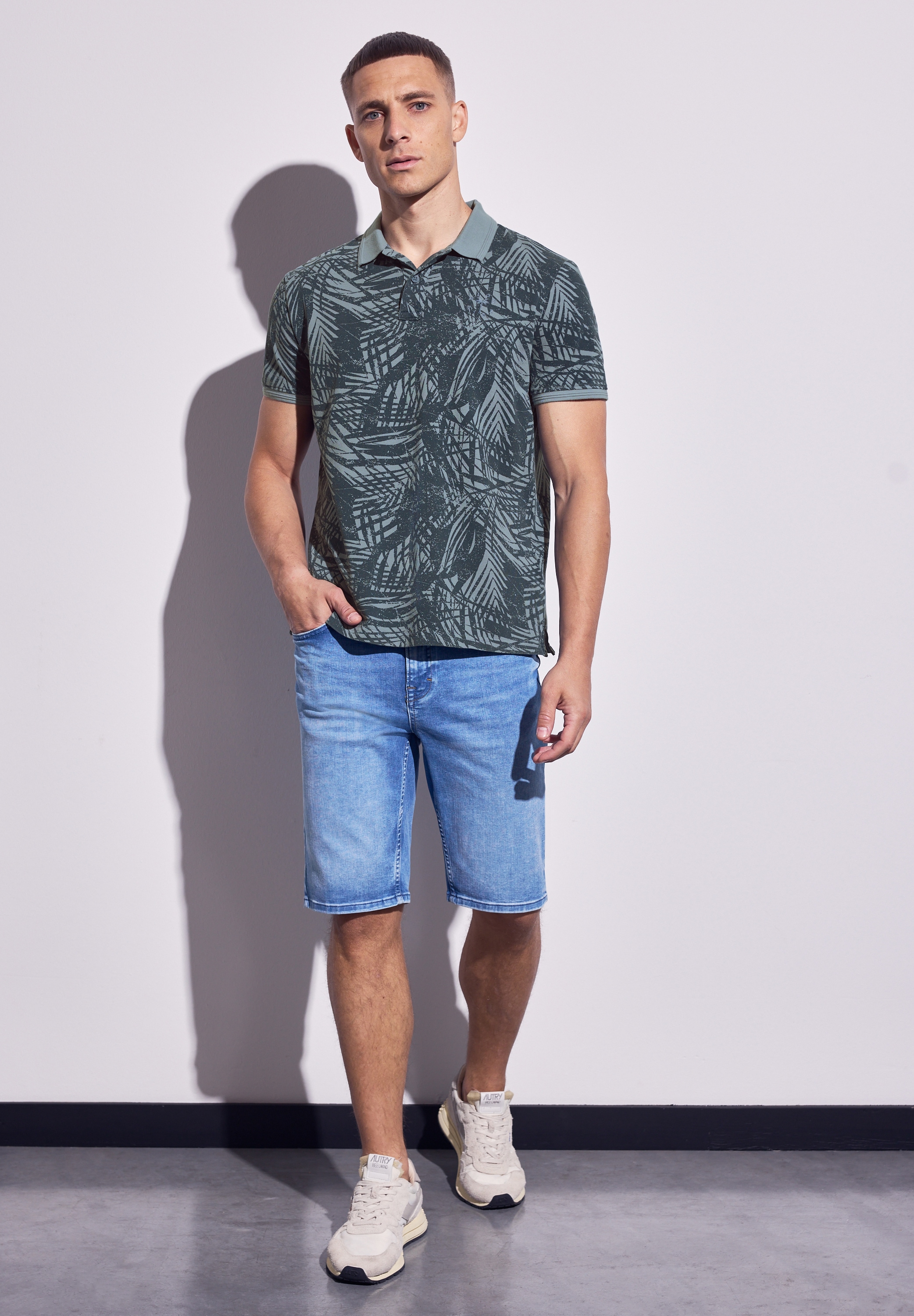 STREET ONE MEN T-Shirt, aus reiner Baumwolle