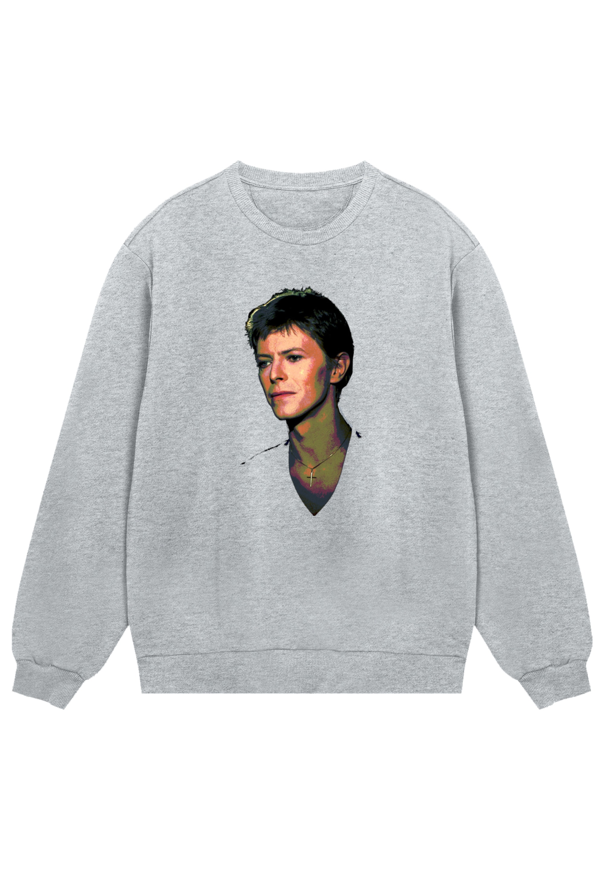 F4NT4STIC Sweatshirt »TV Times Pop Star David Bowie 1977«, Premium Qualität