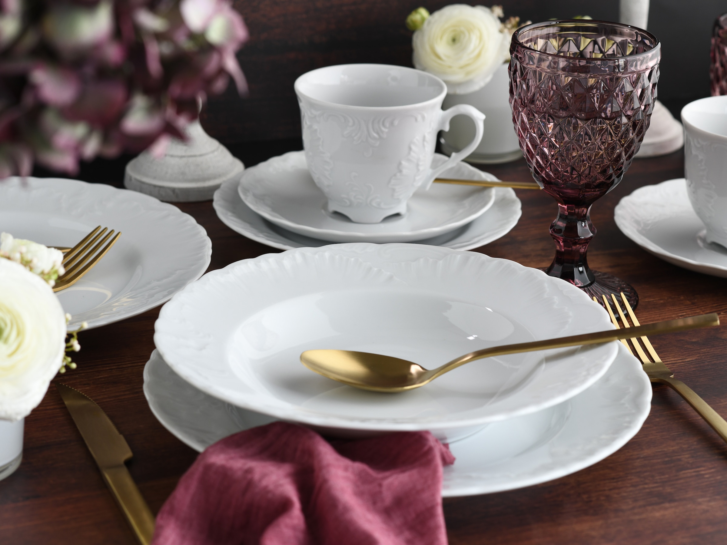 CreaTable Kombiservice »Rokoko, Service 30-tlg.« Daily Use, Zeitlos