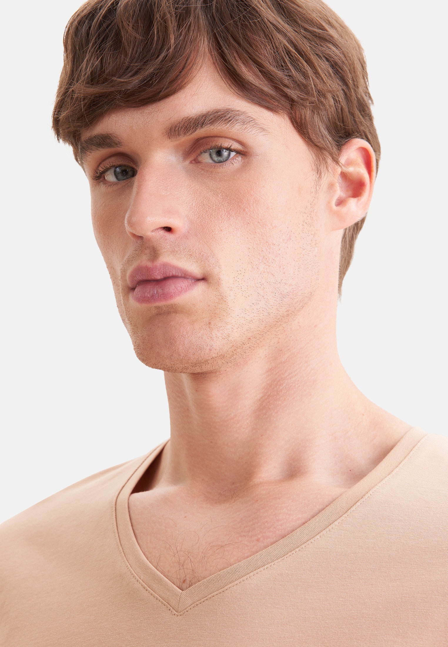 seidensticker T-Shirt »Schwarze Rose« 1/2 V-Neck Uni
