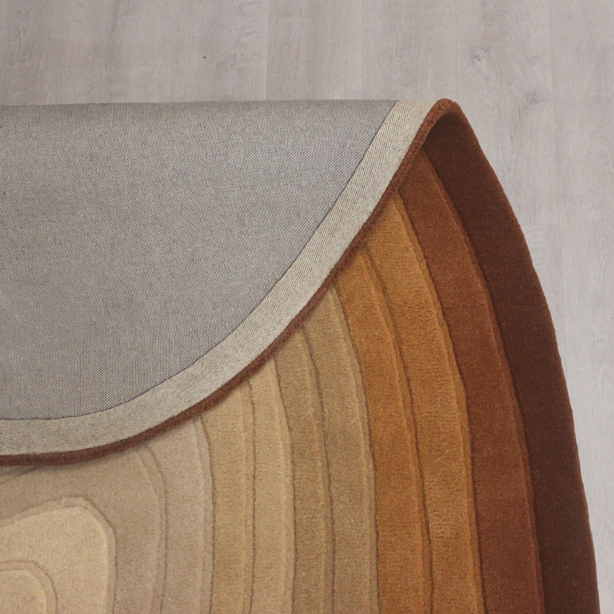 FLAIR RUGS Teppich »PUDDLE OMBRE WOOL« rechteckig 11 mm Höhe Wollteppich in Pfützenform