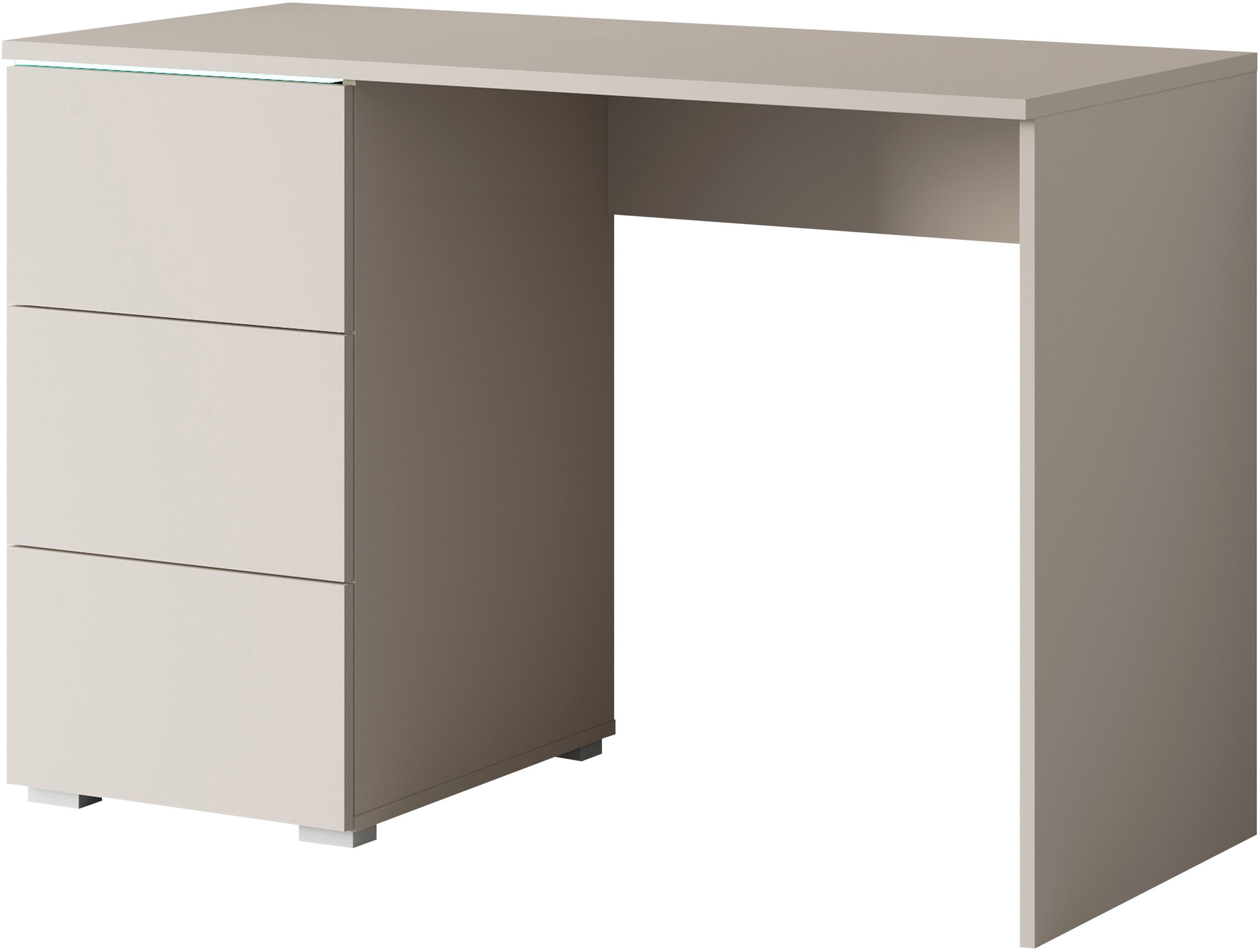 Home affaire Schreibtisch "Vera, Computertisch mit LED-Beleuchtung" 1 Stk. günstig online kaufen