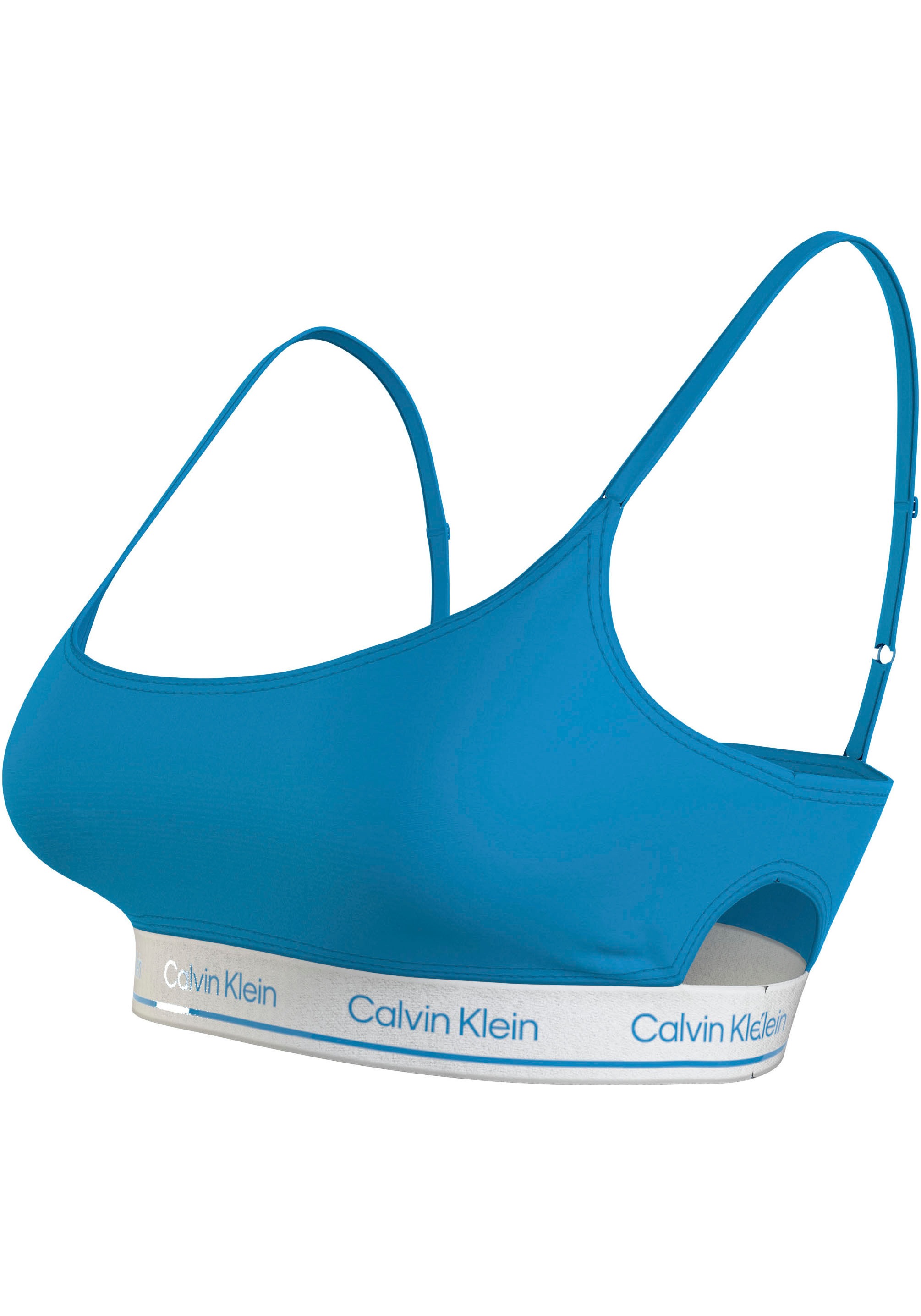 Calvin Klein Swimwear Bandeau-Bikini-Top »BRALETTE-RP«, mit seitlichen Cut-Outs