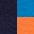 marine-blau, blau-marine, orange-marine, marine-orange