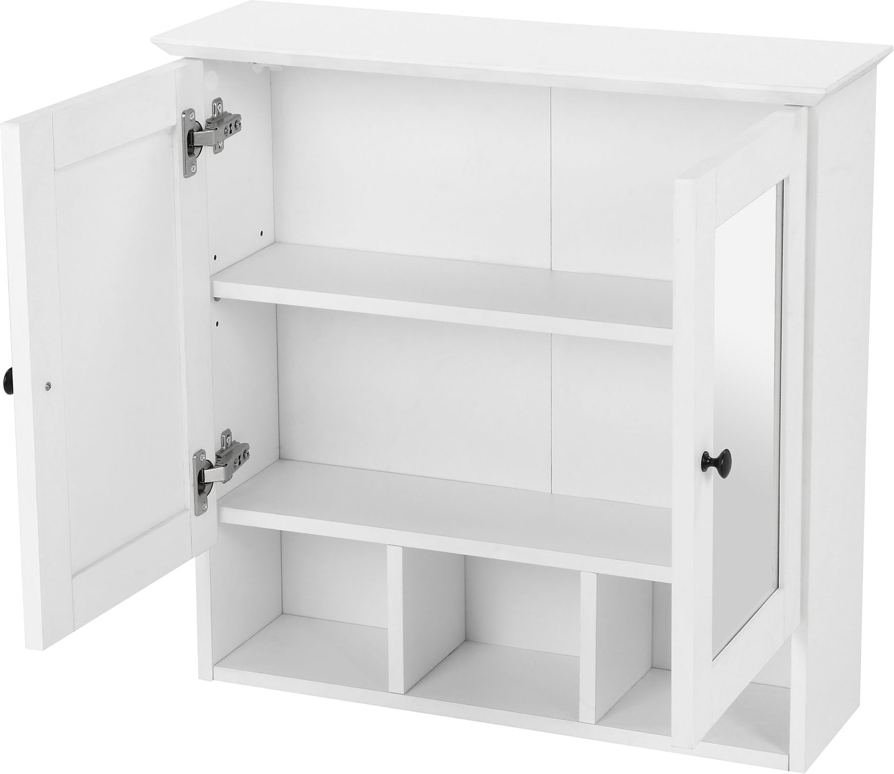 welltime Spiegelschrank »Aalborg«, Badmöbel im Landhaus-Stil, Breite 63 cm